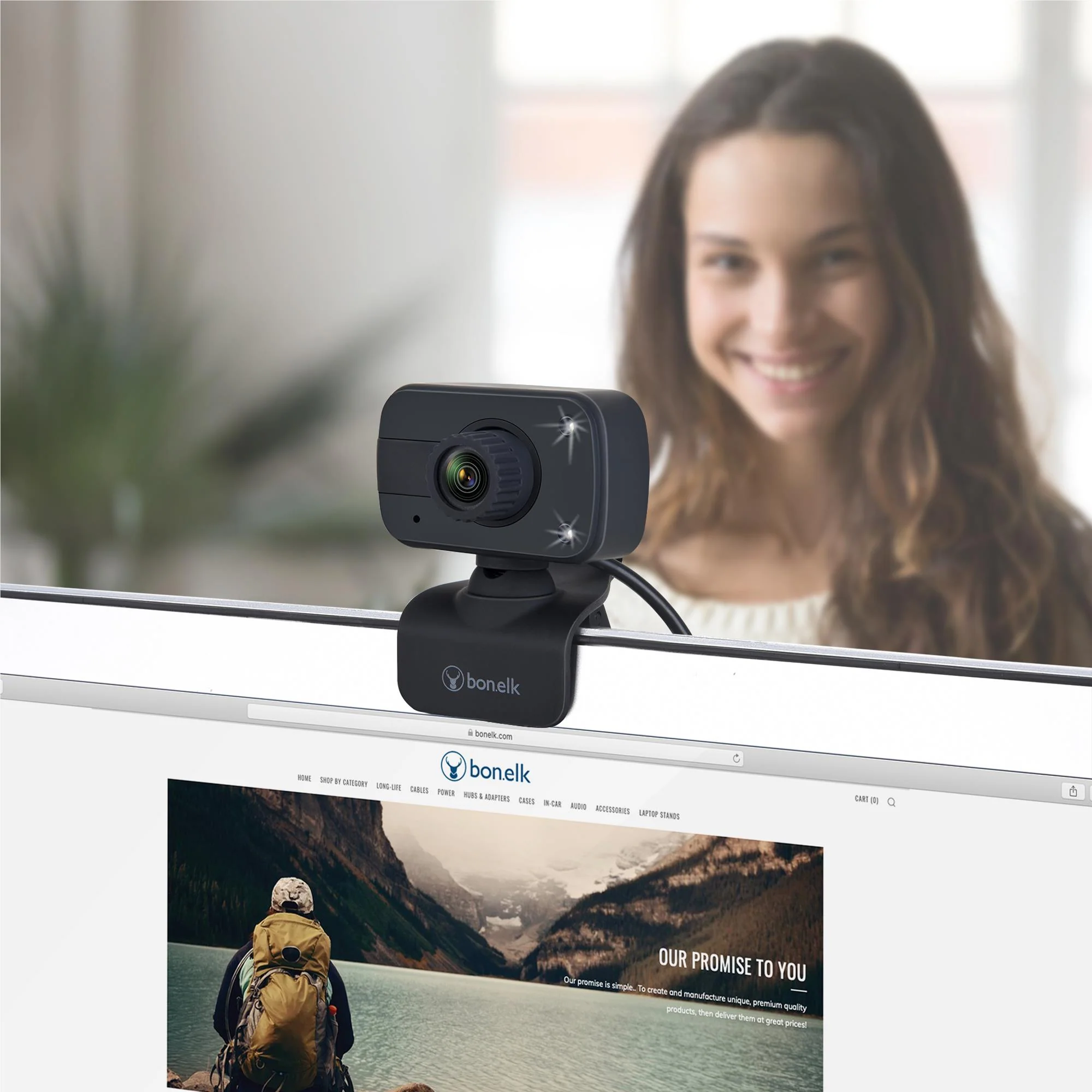 Bonelk 1080p Full HD USB Webcam - Image 3