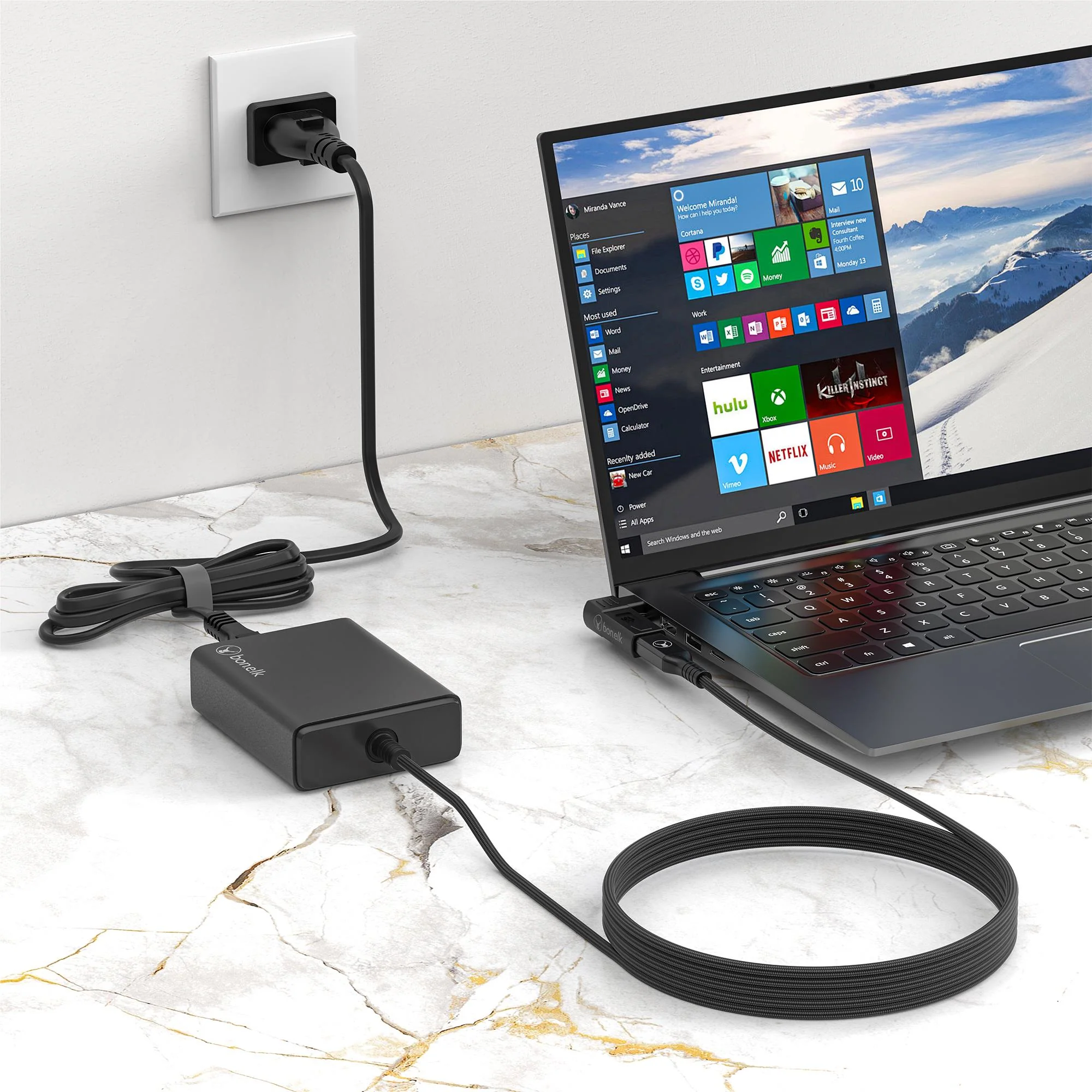 Bonelk Long-Life 100W GaN Multi-Device Laptop Charger (Black) - Image 6