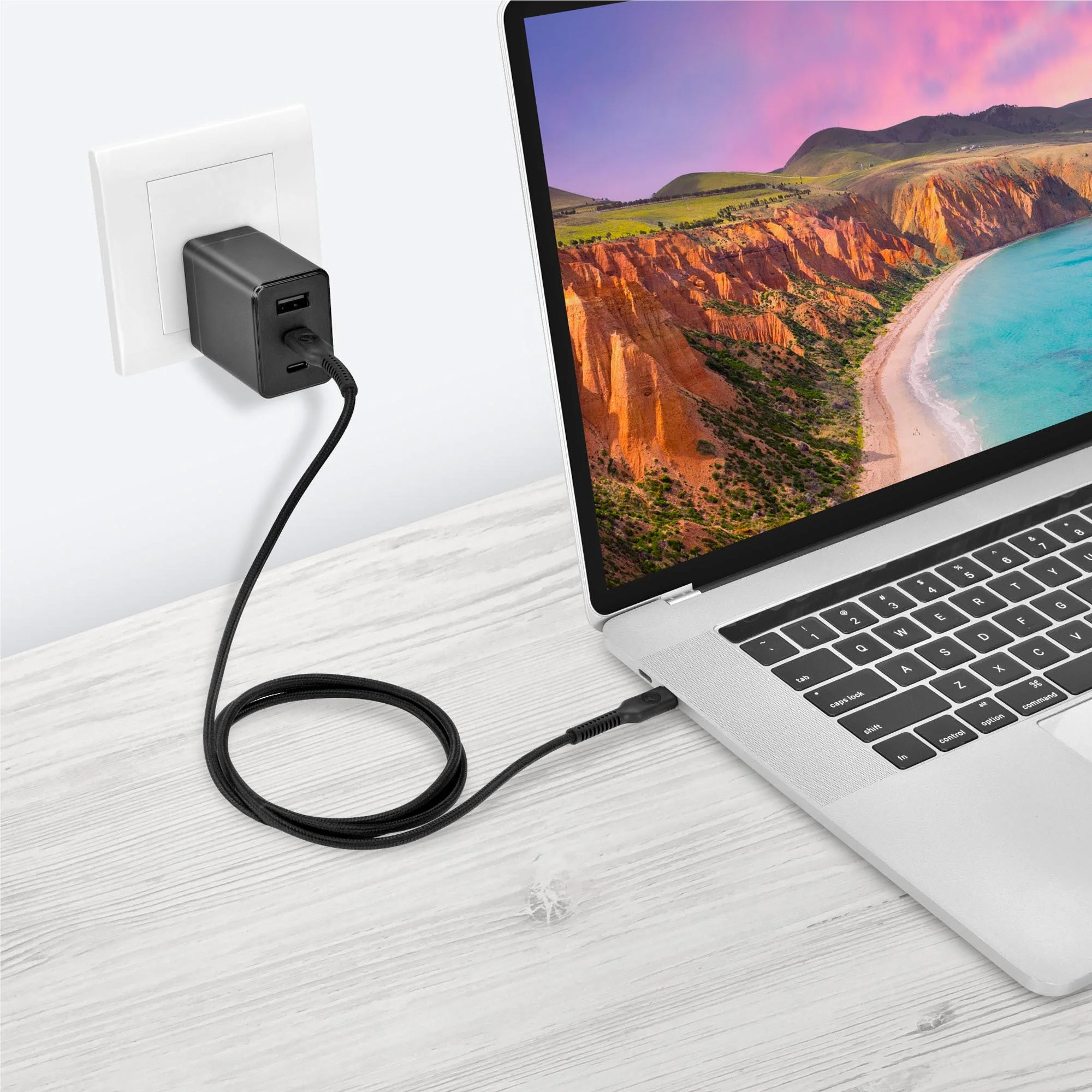Bonelk Long-Life Easy-Grip USB-C to USB-C 1.5m Cable (Black) - Image 6