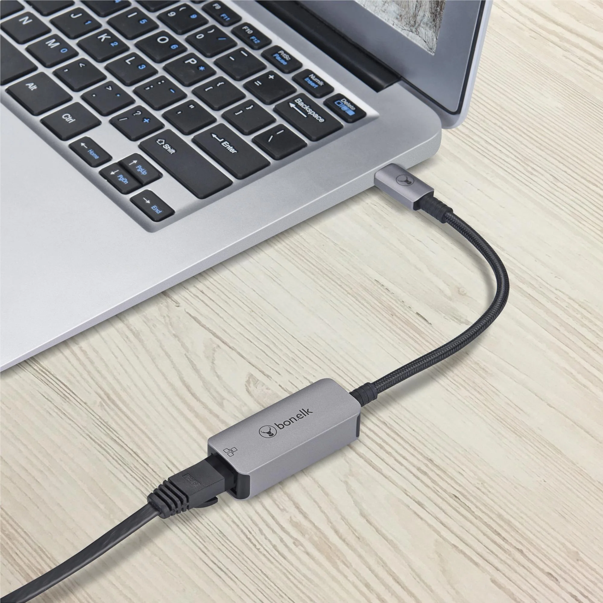 Bonelk Long-Life USB-C to Gigabit Adapter (15cm) - Image 2