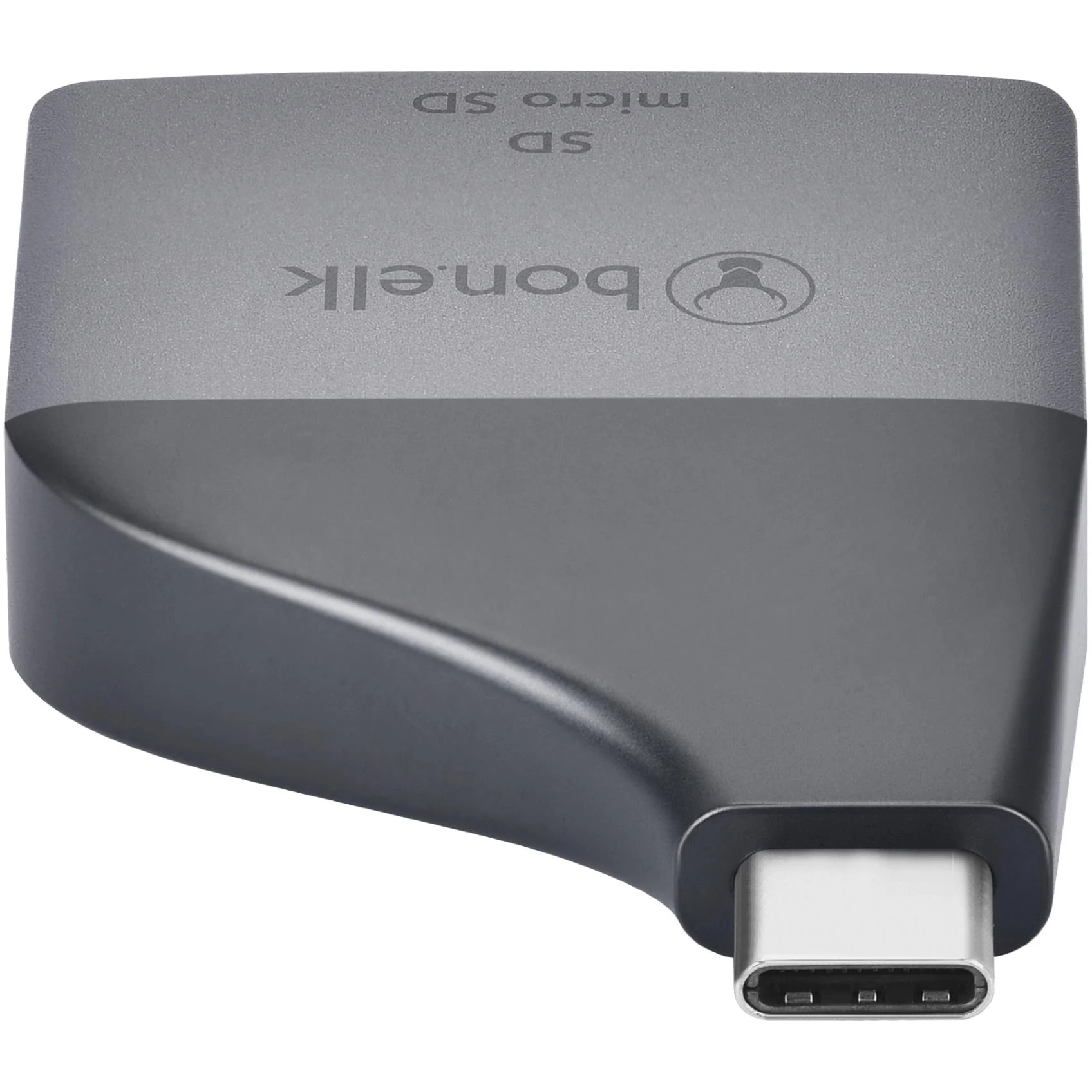 Bonelk USB-C to microSD/SD Card Reader (Grey) - Image 5