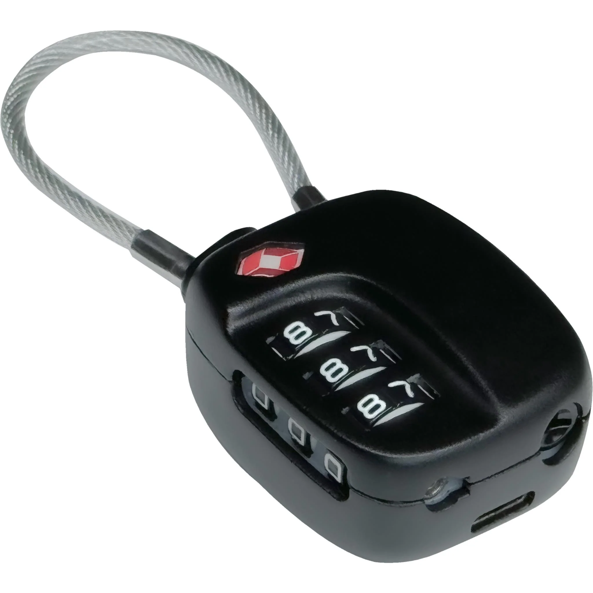 Boompods Rechargable Tracker Lock (Black)