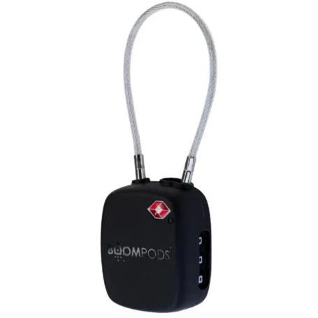 Boompods Rechargable Tracker Lock (Black) - Image 3