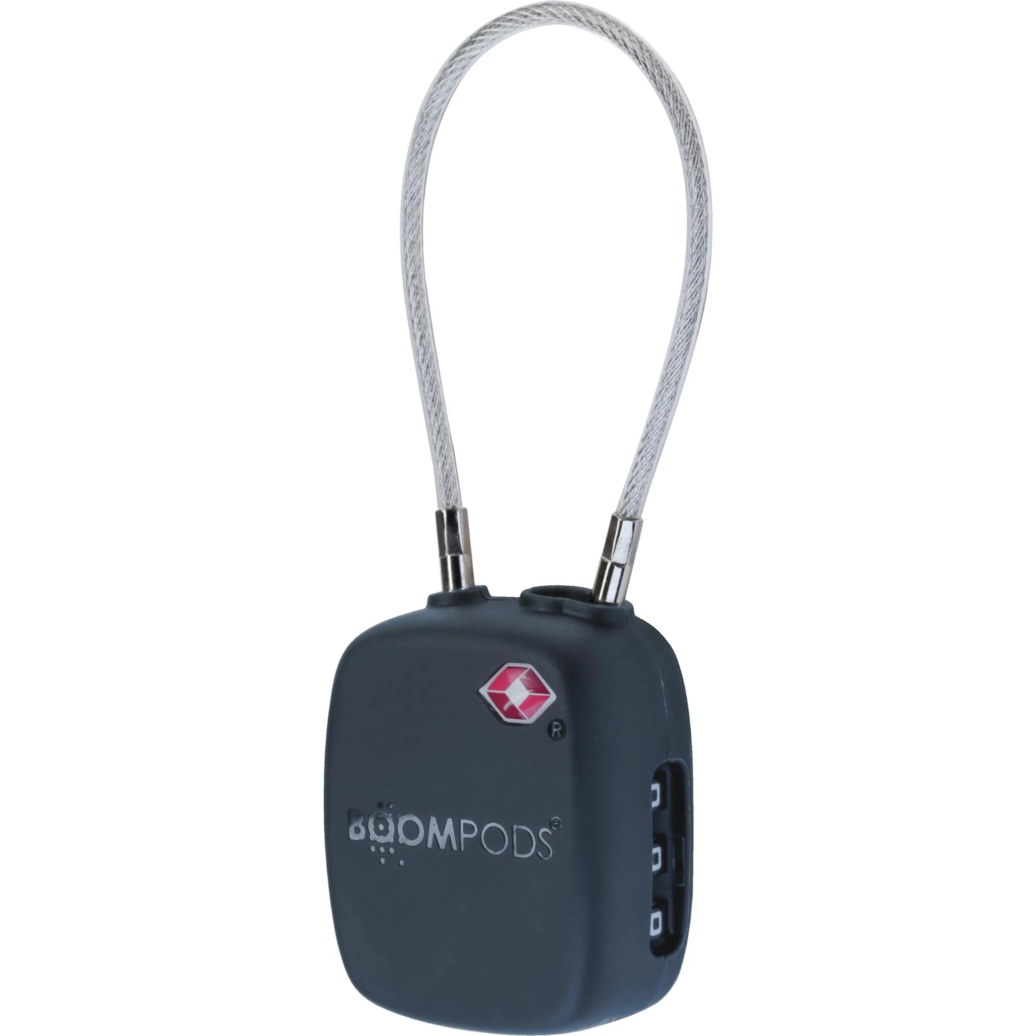 Boompods Universal Rechargable Tracker Lock (Grey) - Image 2