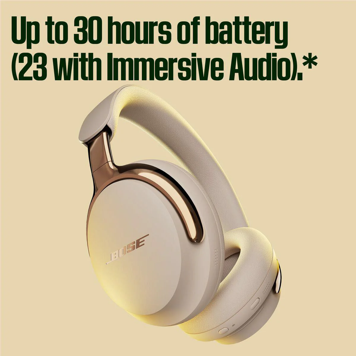 Bose QuietComfort Ultra Noise Cancelling Headphones Gen 2 (Driftwood Sand) - Image 2
