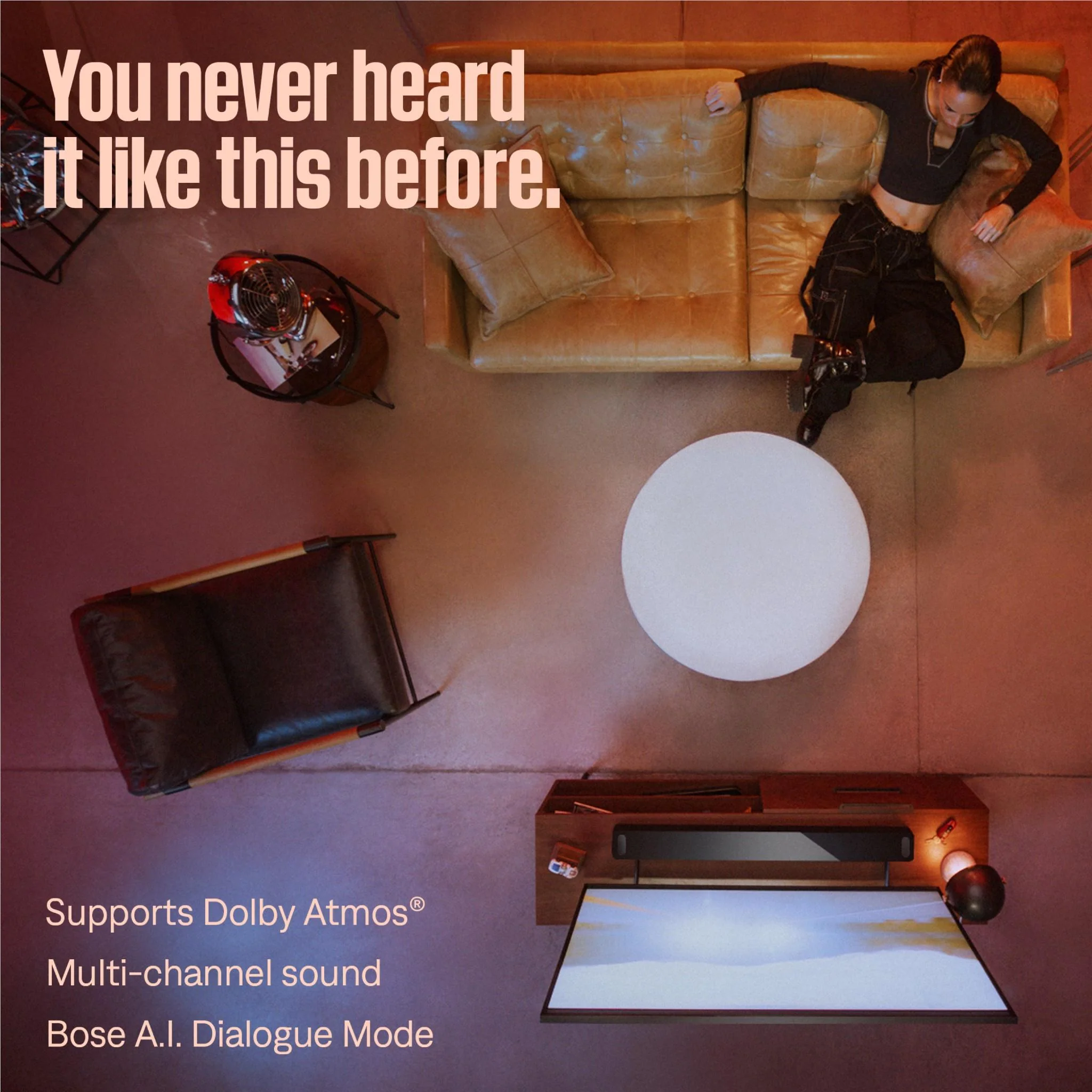 Bose Smart Ultra Soundbar with Dolby Atmos (Black) - Image 2