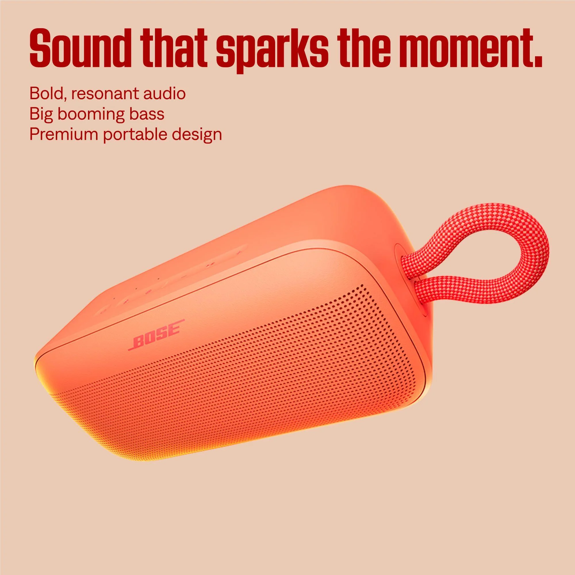 Bose SoundLink Plus Portable Speaker (Sunset Peach) - Image 4
