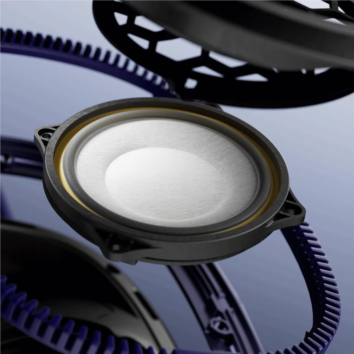 Bowers & Wilkins PX7 S3 Noise-Cancelling Over-Ear Headphones (Indigo Blue) - Image 6