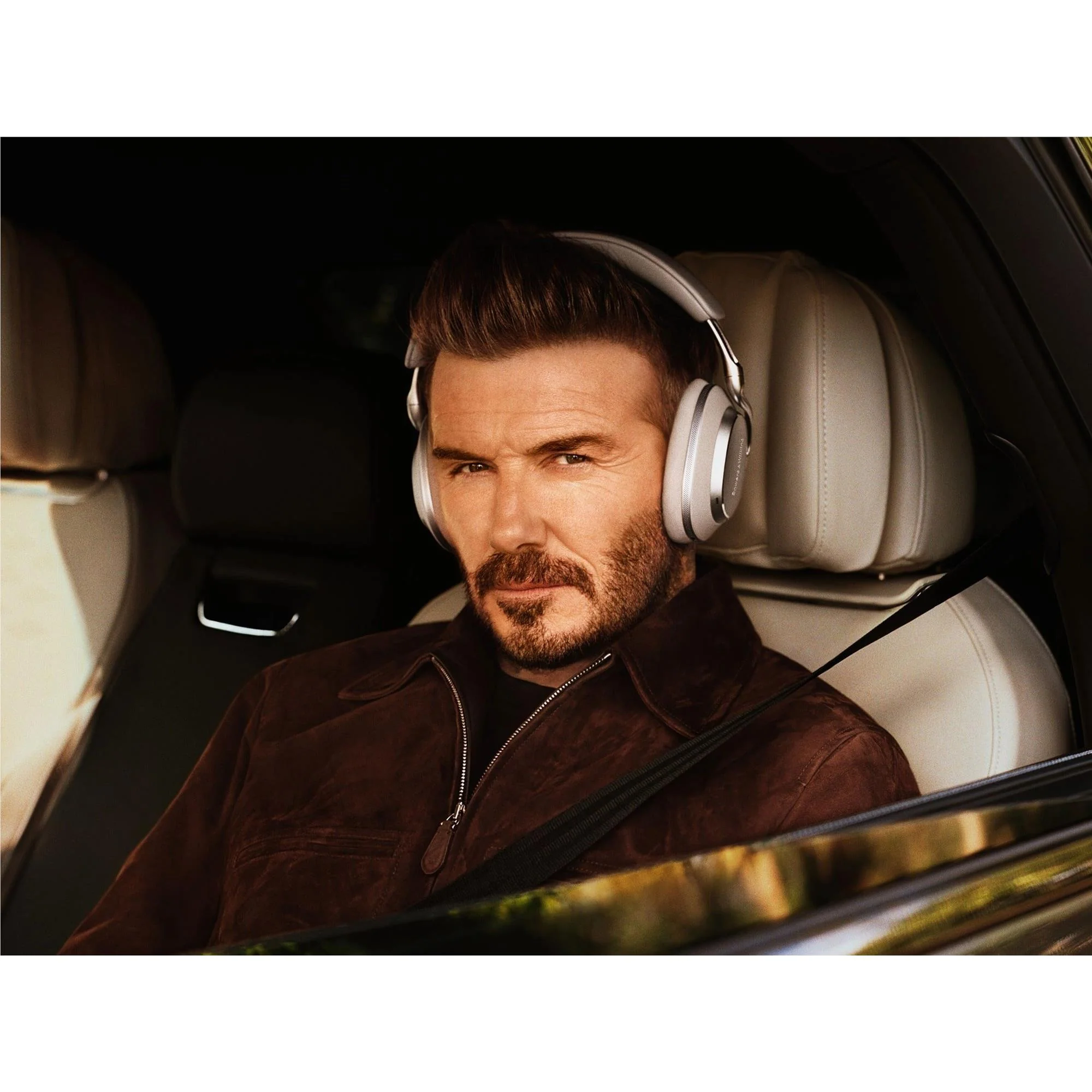 Bowers & Wilkins PX8 S2 Noise-Cancelling Wireless Over-Ear Headphones (Warm Stone) - Image 3