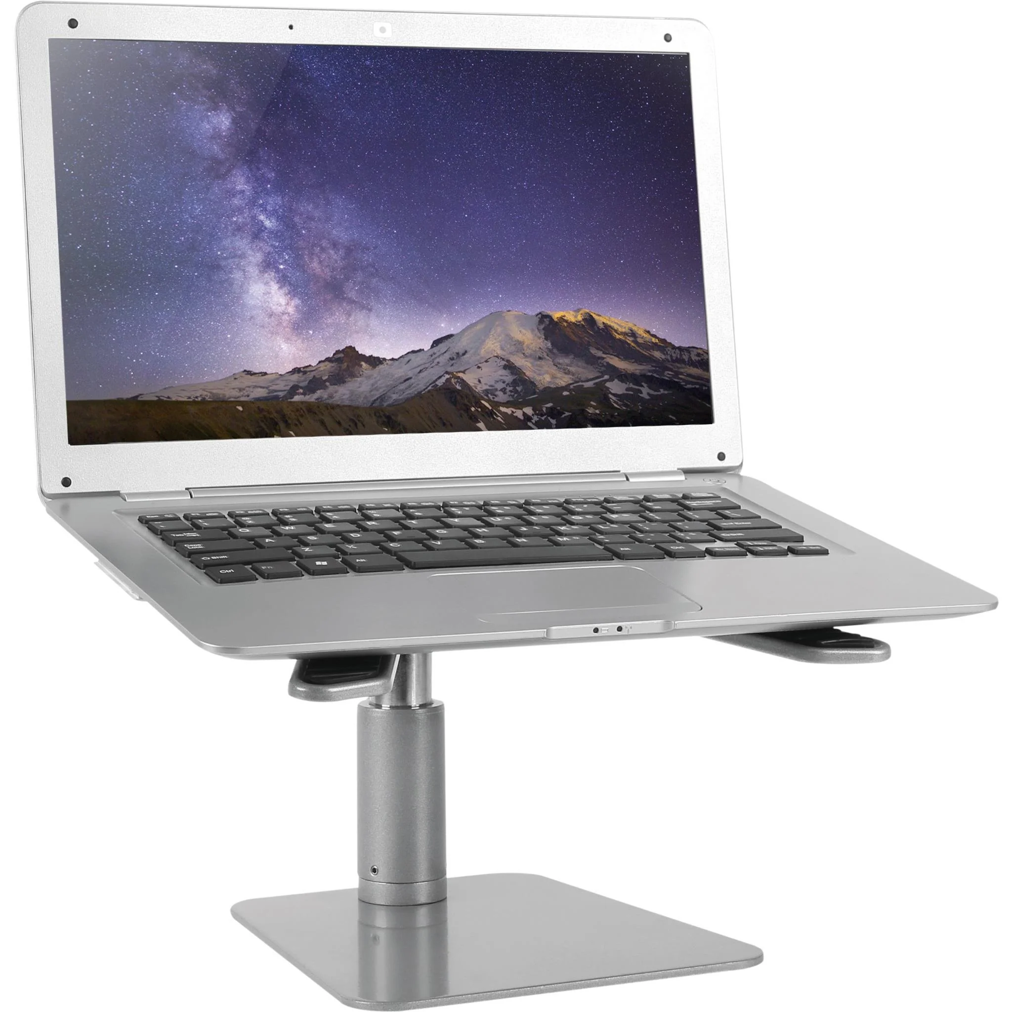 Bracom Deluxe Desktop Laptop Adjustable Raiser Silver - Image 5
