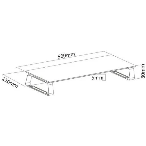 Bracom Universal Tabletop Monitor Riser - Image 5