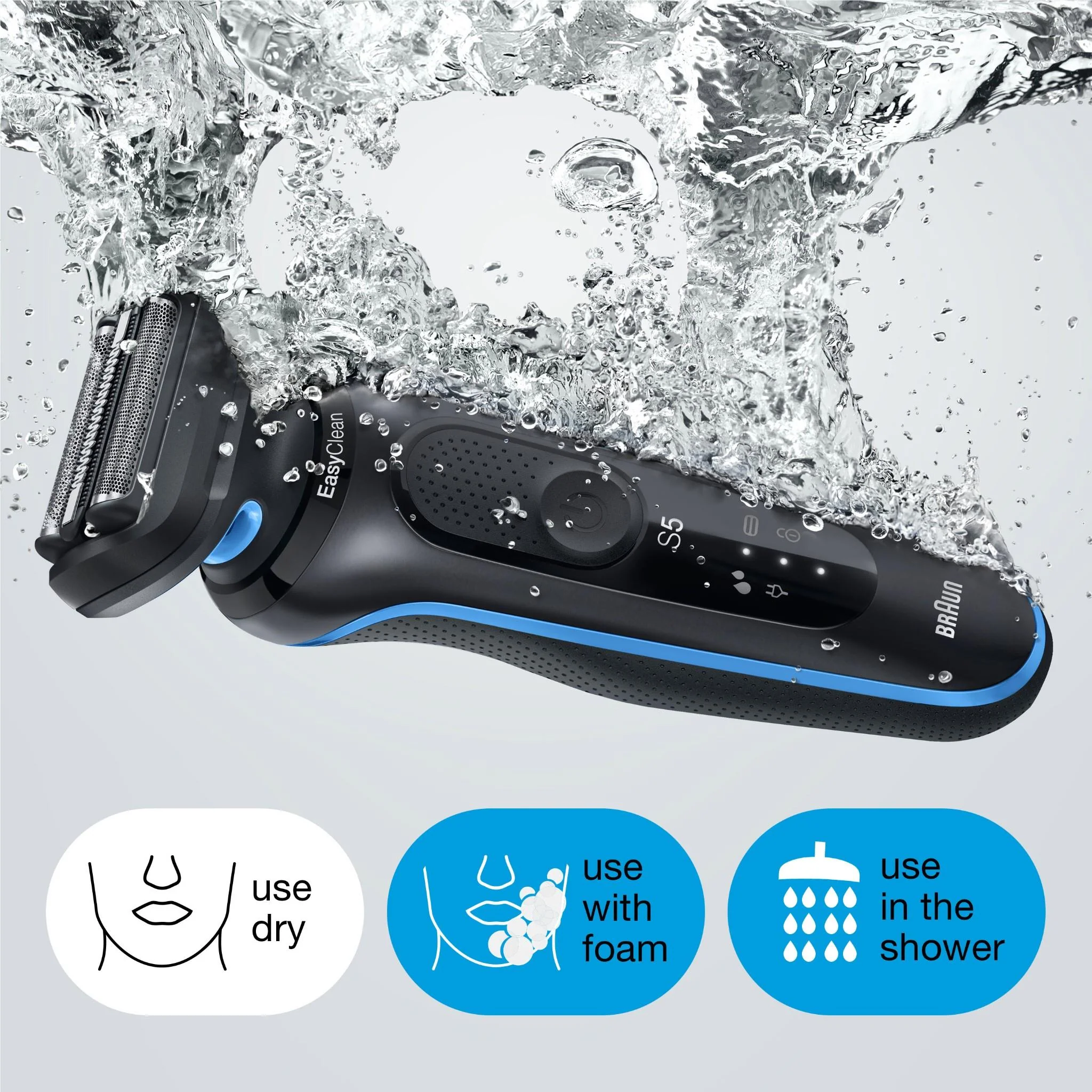 Braun Series 5 Easy Rinse Electric Shaver - Image 6