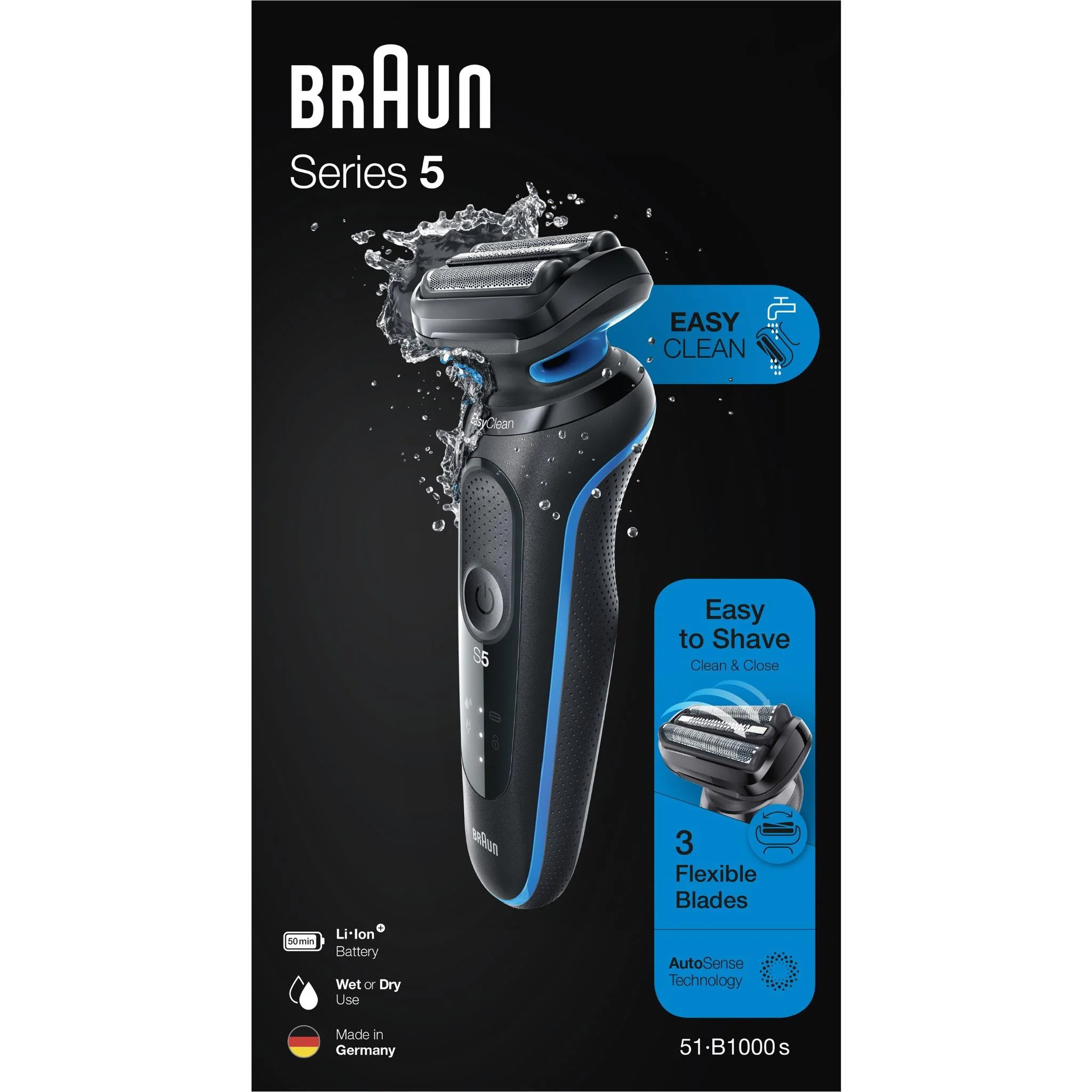 Braun Series 5 Easy Rinse Electric Shaver - Image 8