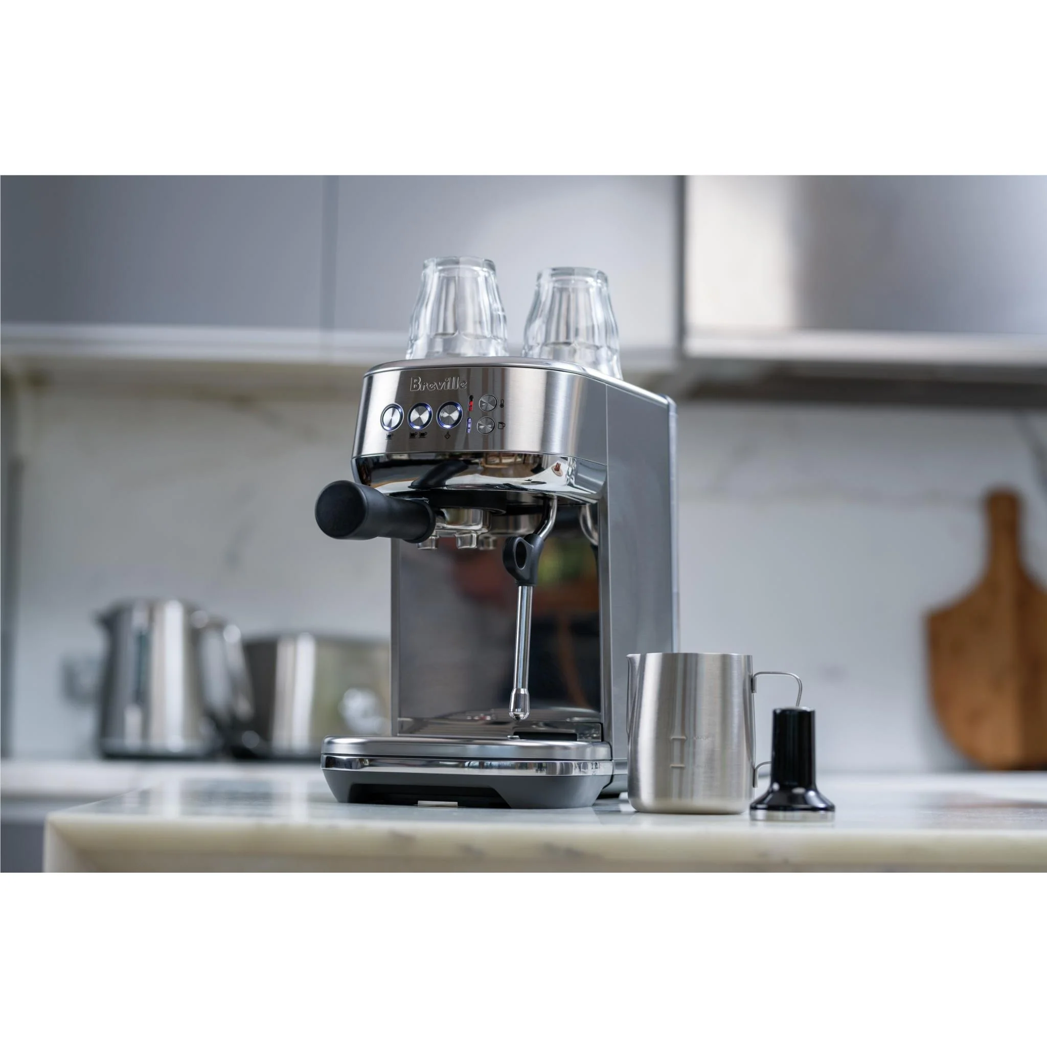Breville Bambino Plus Espresso Coffee Machine (Stainless Steel) - Image 3