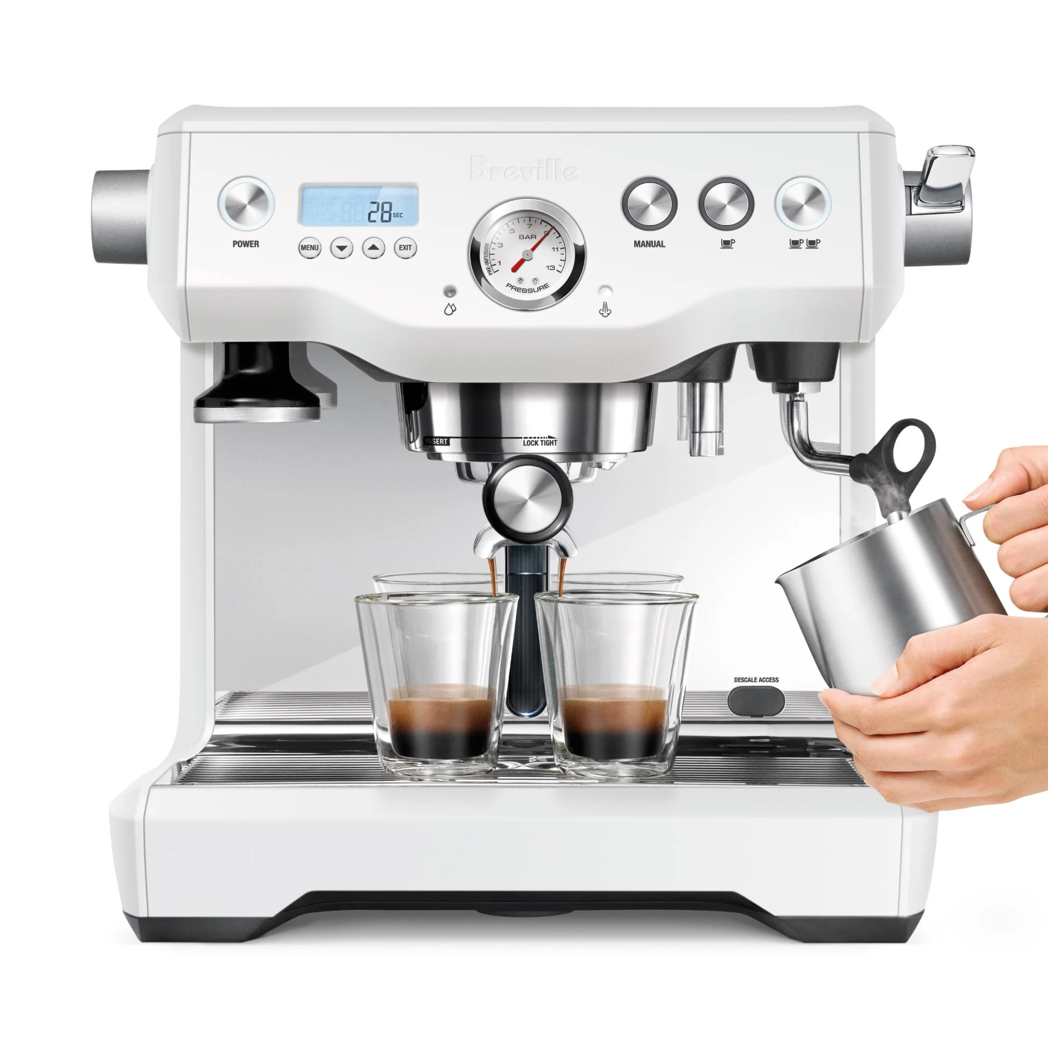 Breville the Dual Boiler Coffee Machine (Sea Salt) - Image 2
