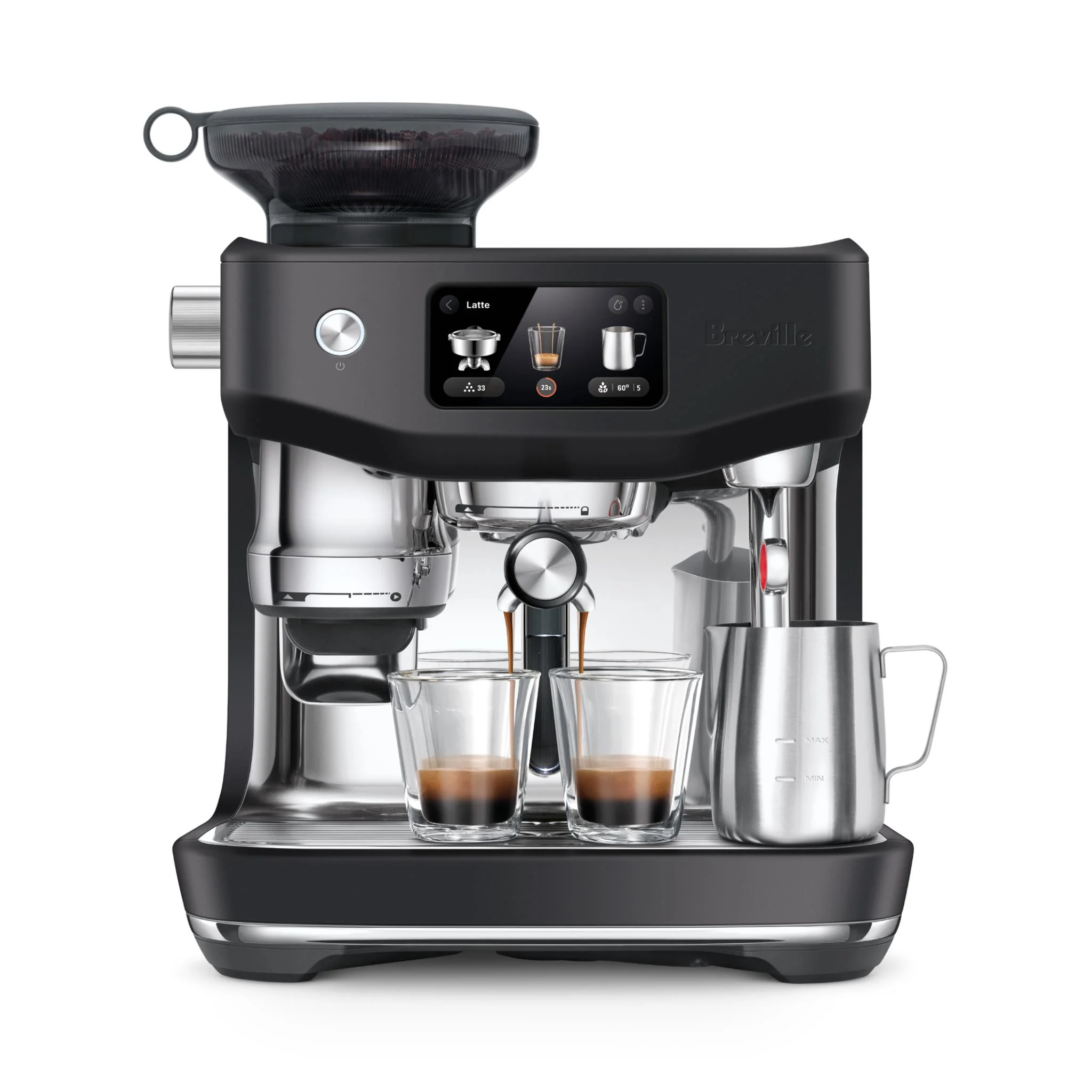 Breville The Oracle Jet Manual Coffee Machine (Black Truffle) - Image 3