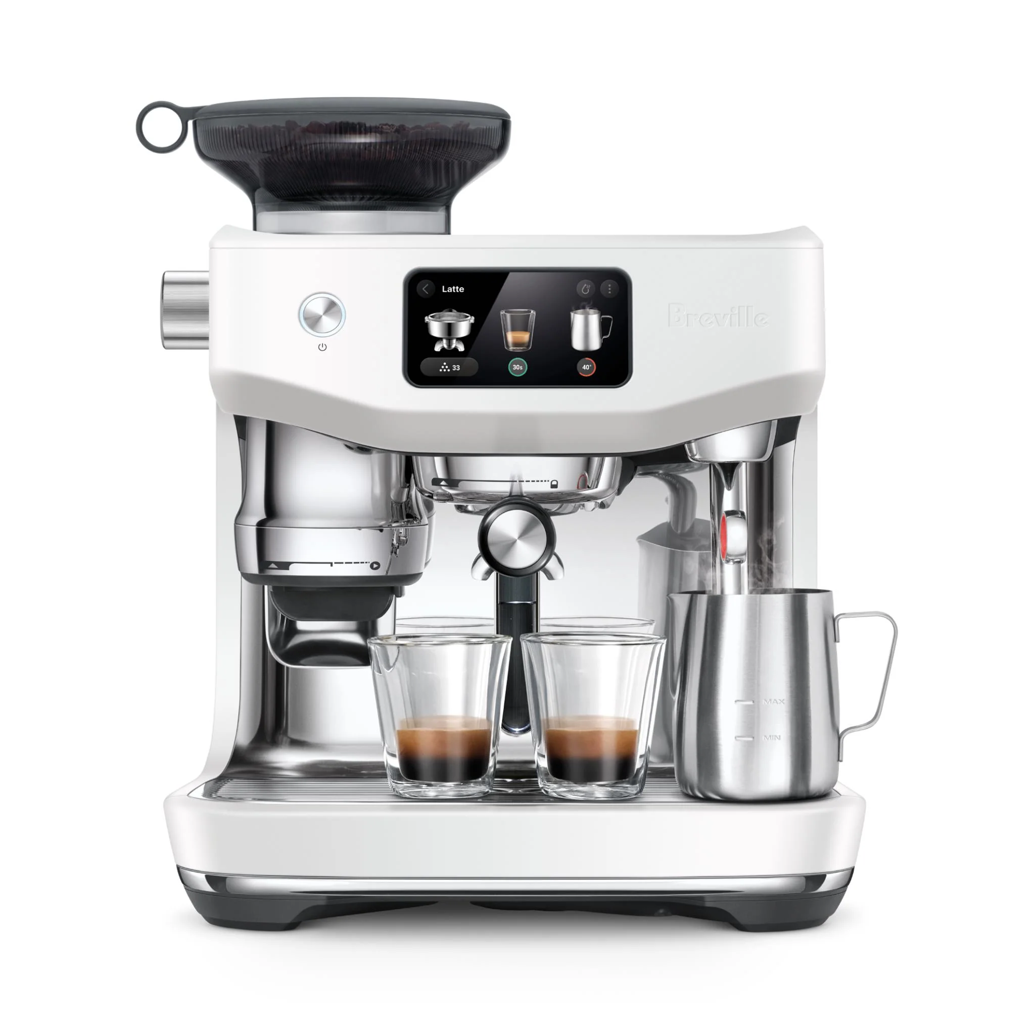 Breville The Oracle Jet Manual Coffee Machine (Sea Salt) - Image 3