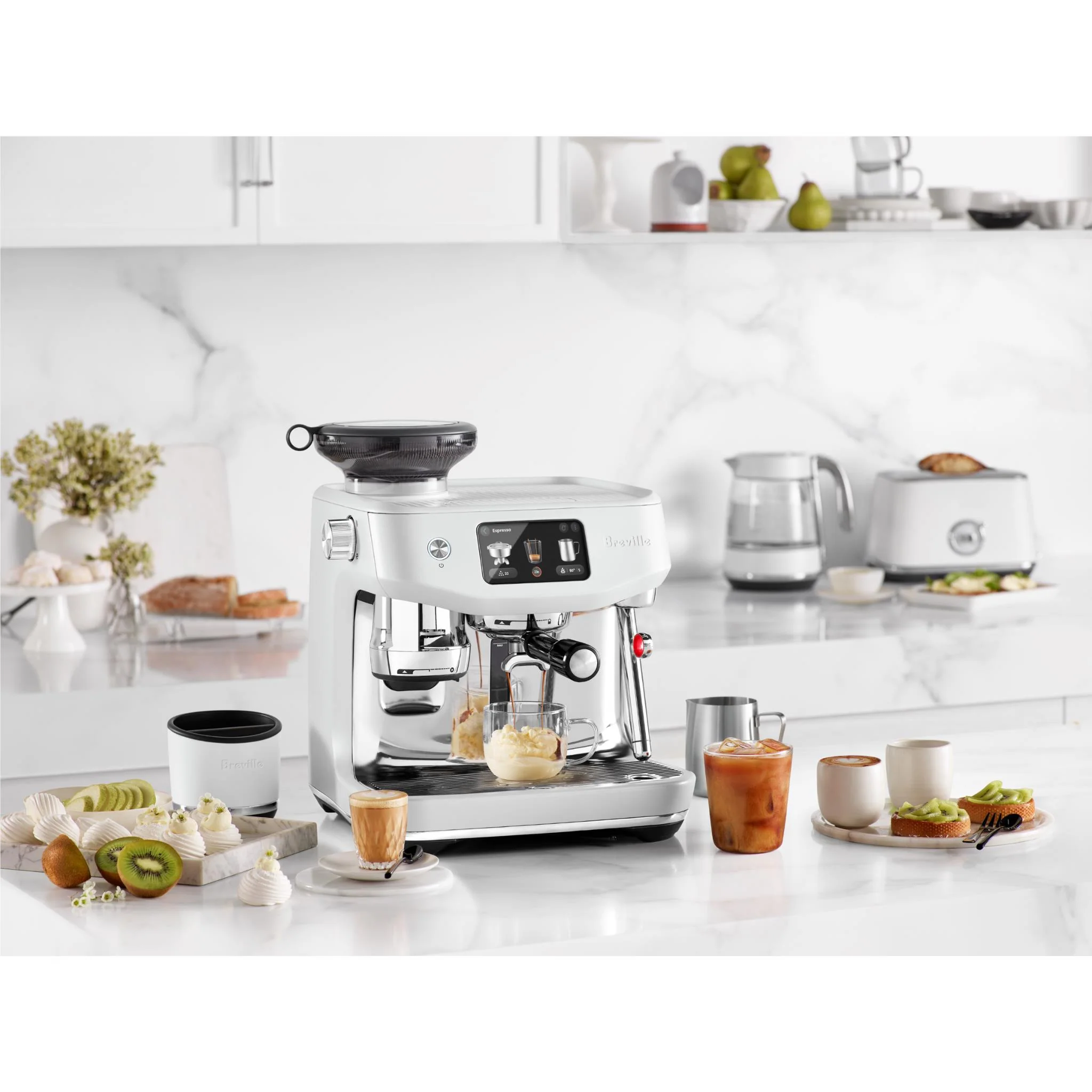 Breville The Oracle Jet Manual Coffee Machine (Sea Salt) - Image 4