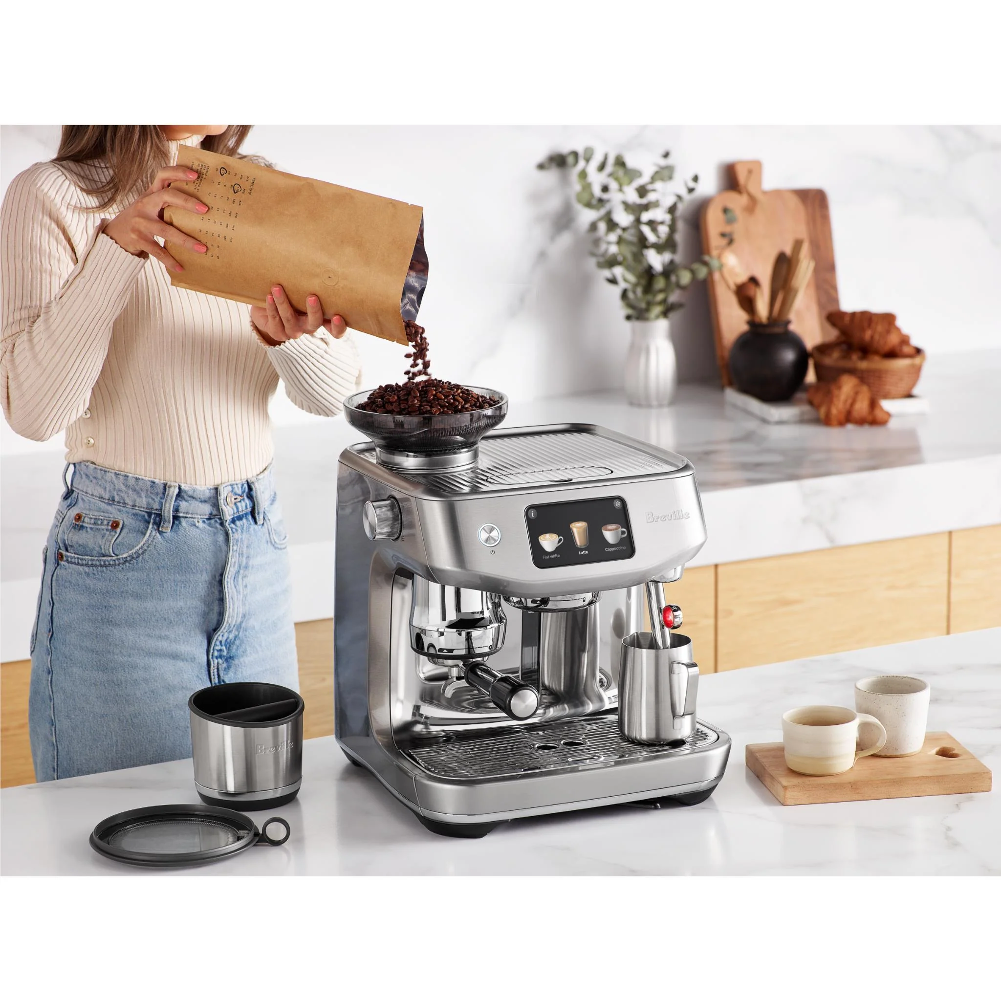 Breville The Oracle Jet Manual Coffee Machine (Stainless Steel) - Image 4