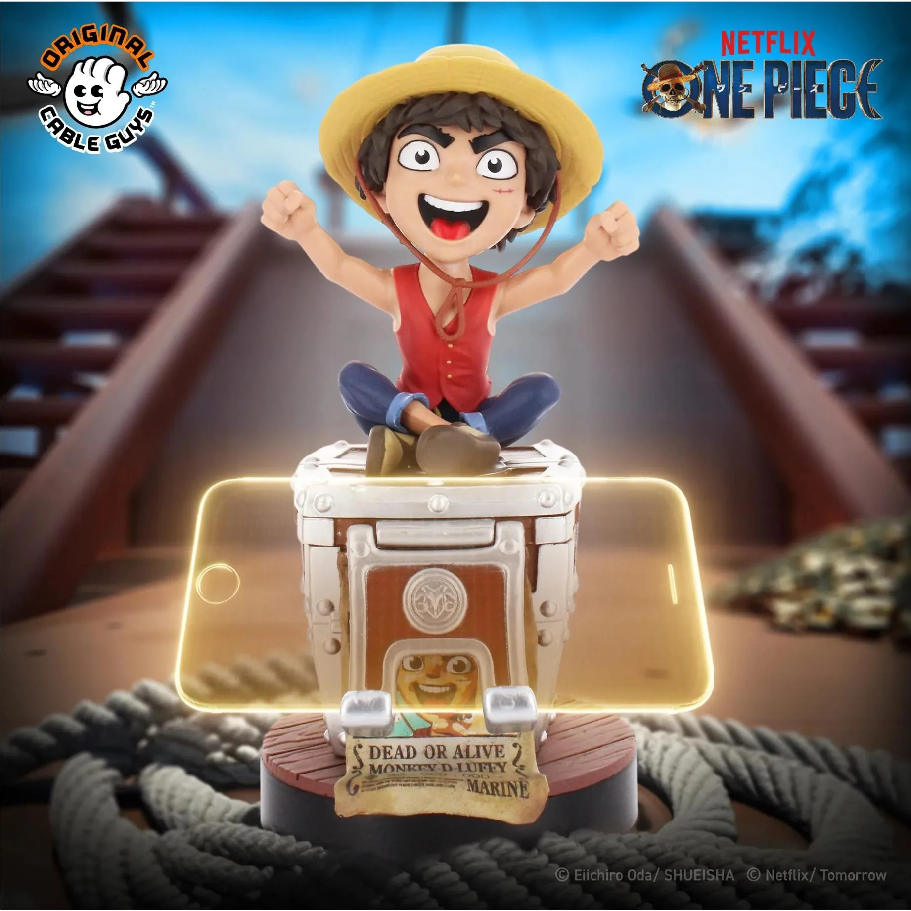 Cable Guys Controller/Phone Holder (One Piece - Luffy: Wanted Poster) - Image 8