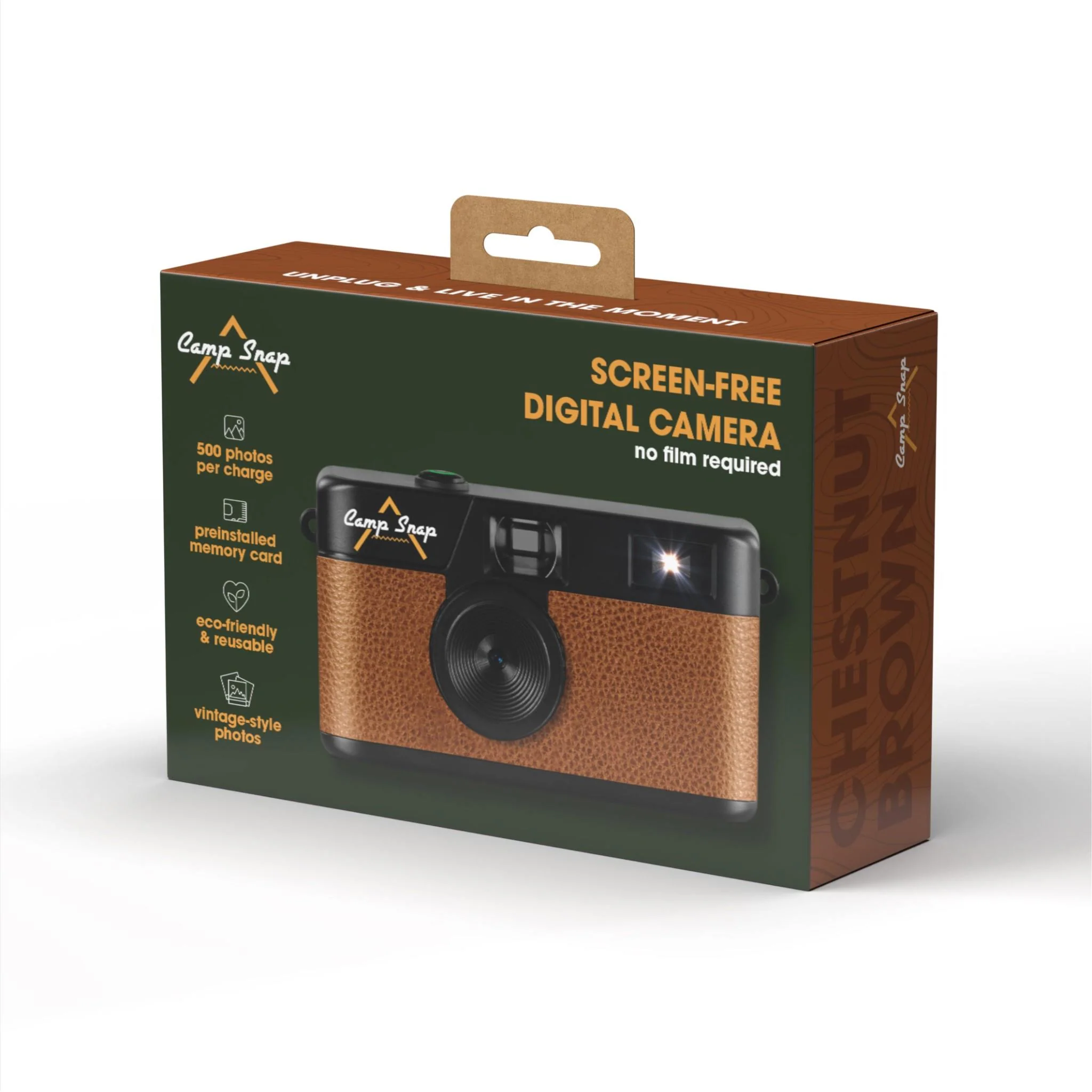 Camp Snap Digital Compact Camera (Brown) - Image 8