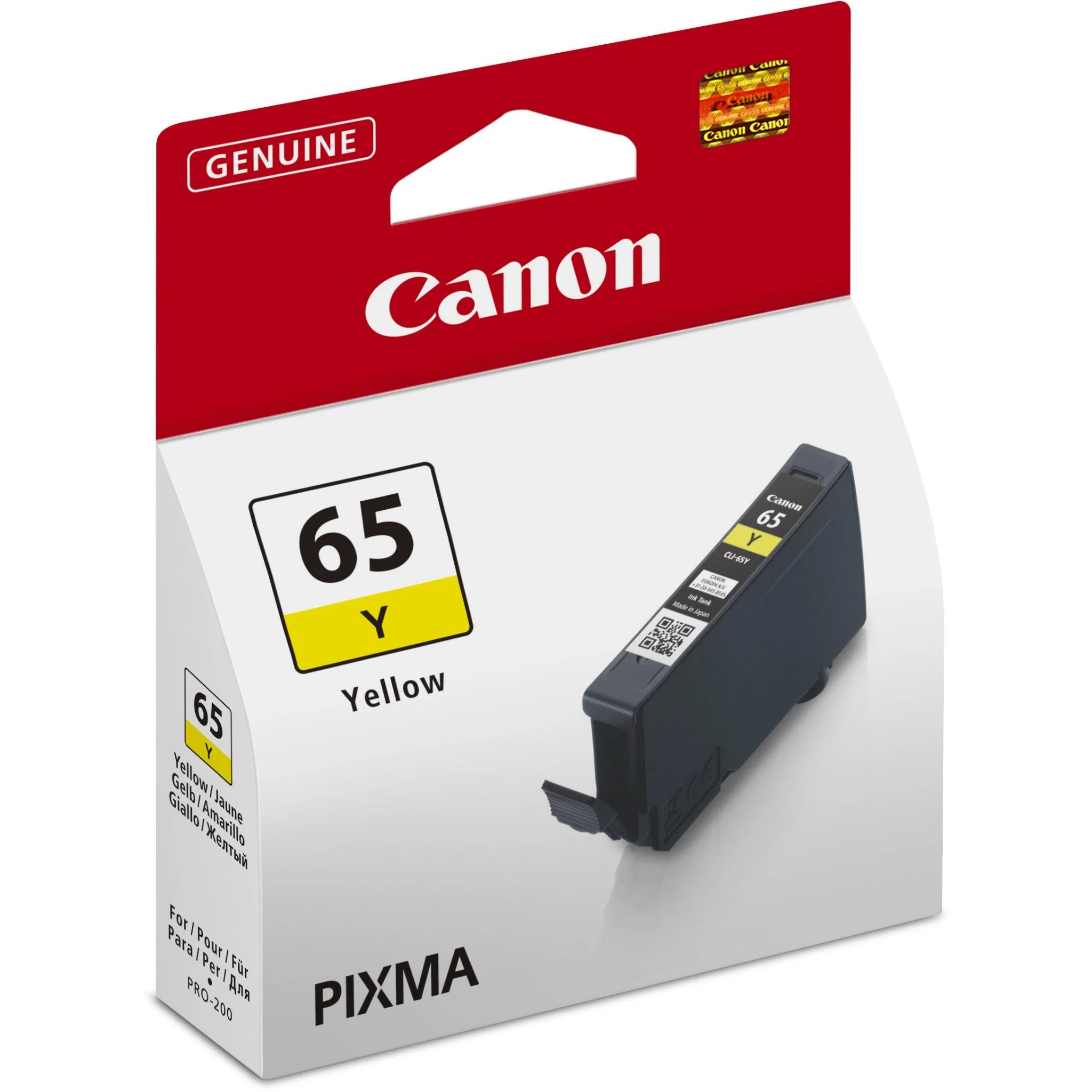 Canon CLI-65Y Ink Cartridge (Yellow) - Image 2