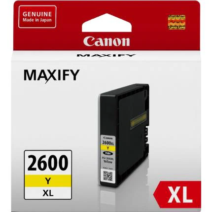 Canon PGI-2600XLC High Yield Ink Cartridge (Yellow)