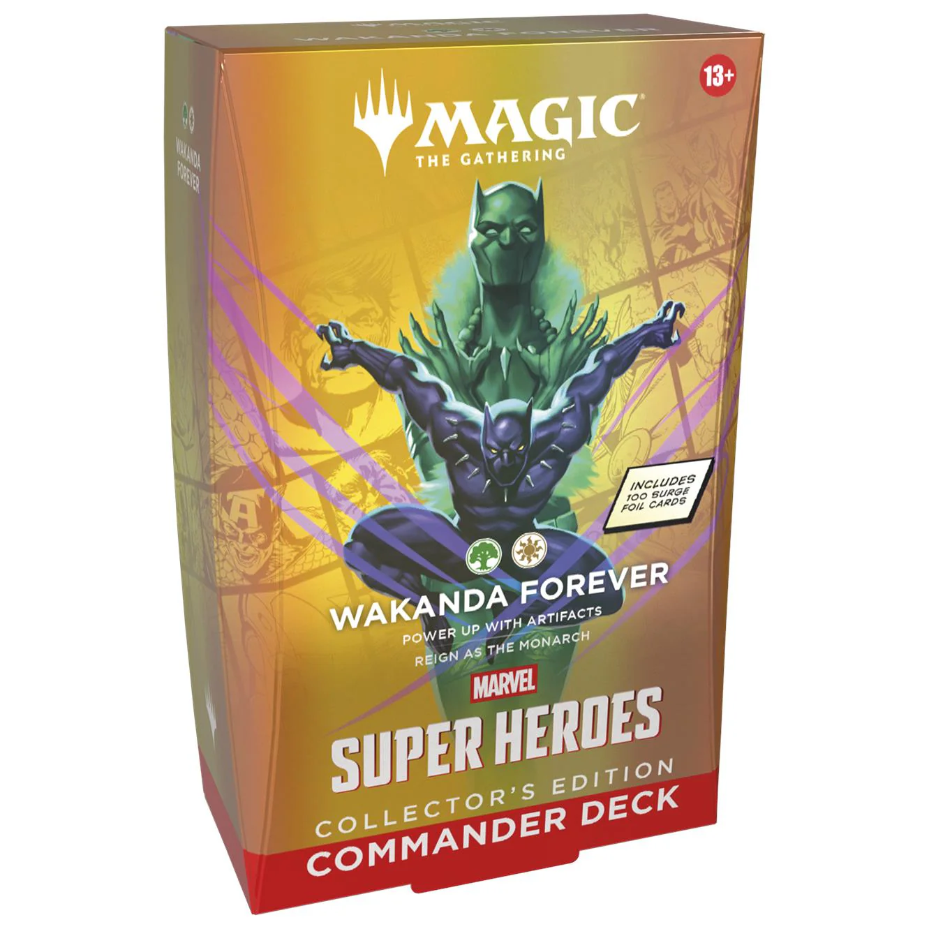 Magic The Gathering Trading Card Game: Marvel Super Heroes - Commander Deck Collector's Edition - Image 2