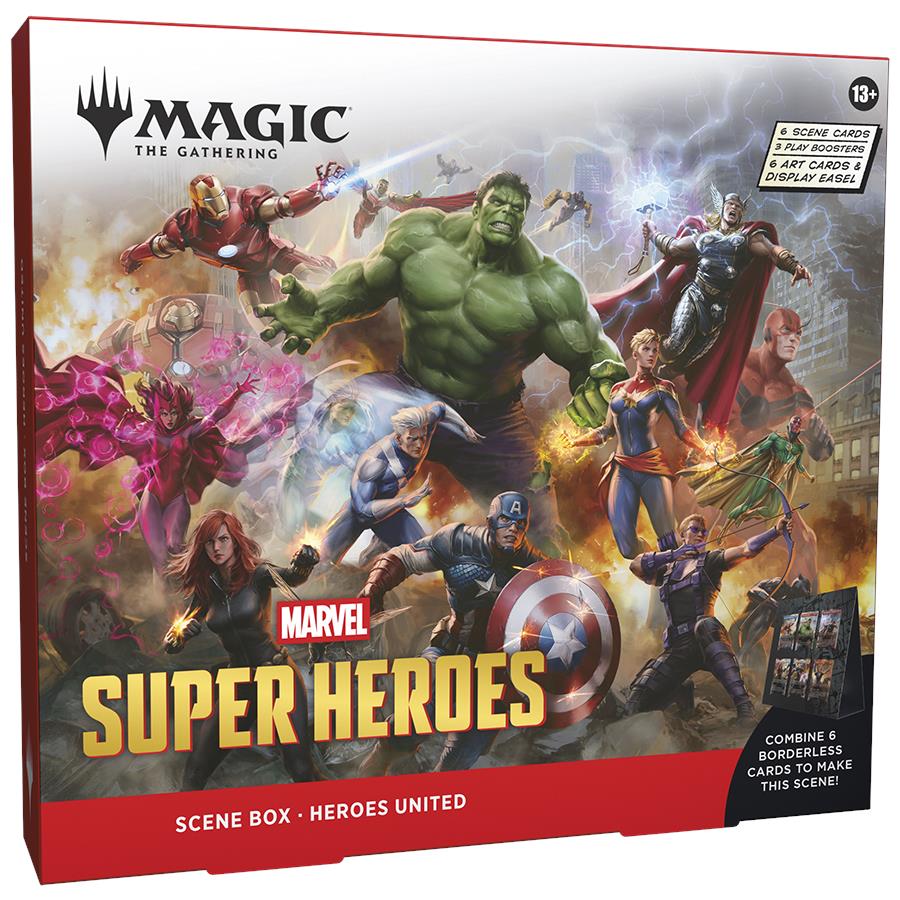 Magic The Gathering Trading Card Game: Marvel Super Heroes - Scene Box
