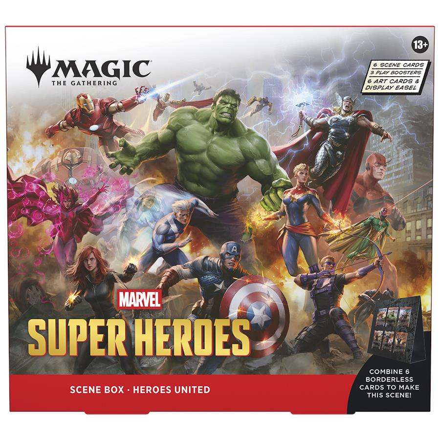 Magic The Gathering Trading Card Game: Marvel Super Heroes - Scene Box - Image 3