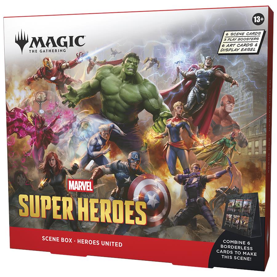 Magic The Gathering Trading Card Game: Marvel Super Heroes - Scene Box - Image 5