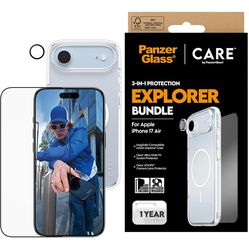 CARE by Panzer 3-in-1 Flagship Explorer Bundle for iPhone Air - Image 2