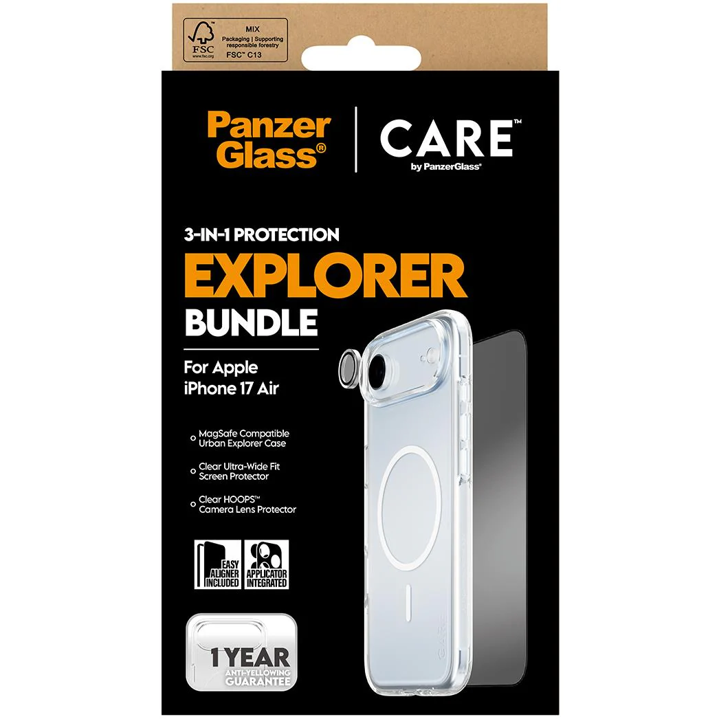 CARE by Panzer 3-in-1 Flagship Explorer Bundle for iPhone Air - Image 4