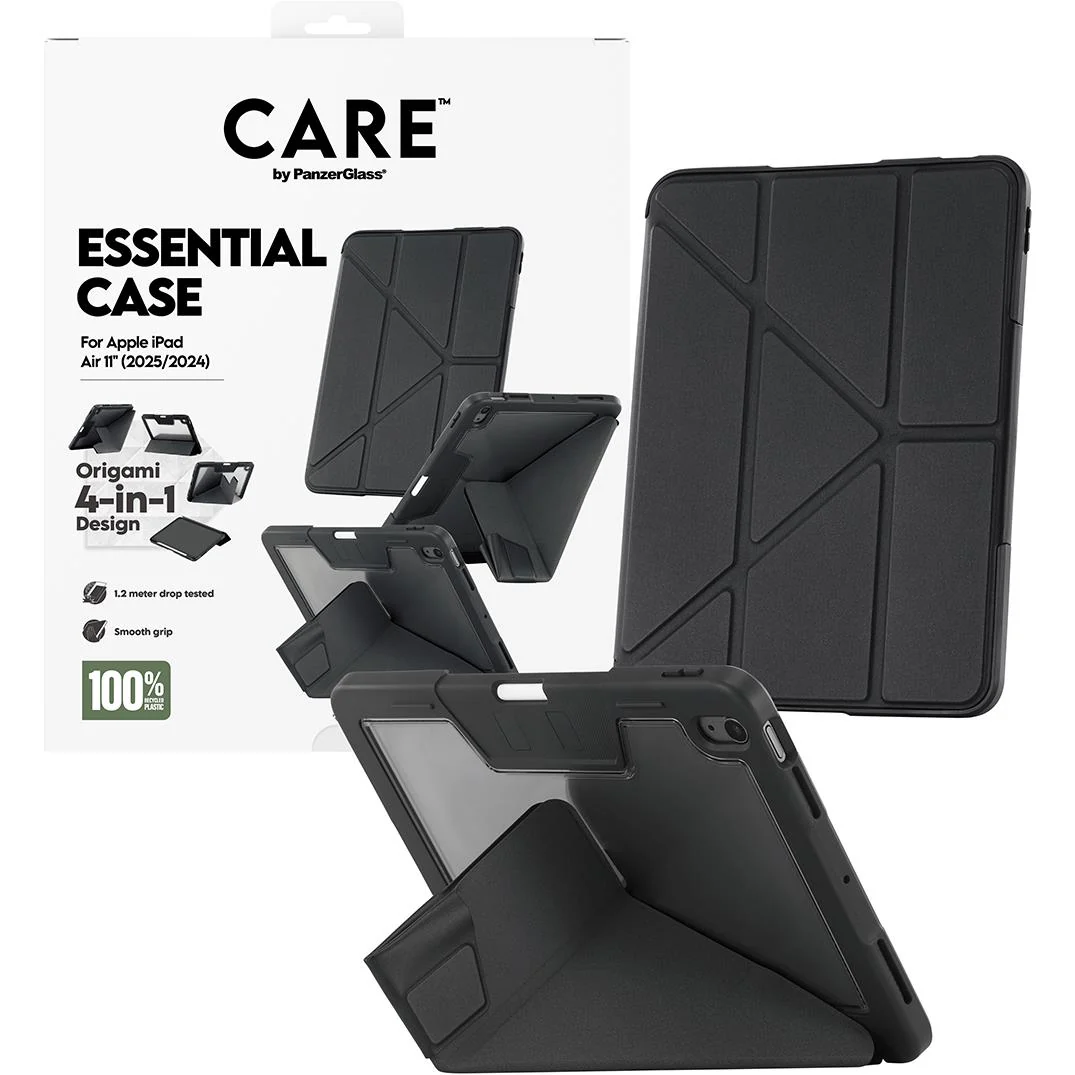CARE by Panzer Essential Folio for iPad Air 11" (2025/2024) [Black] - Image 5