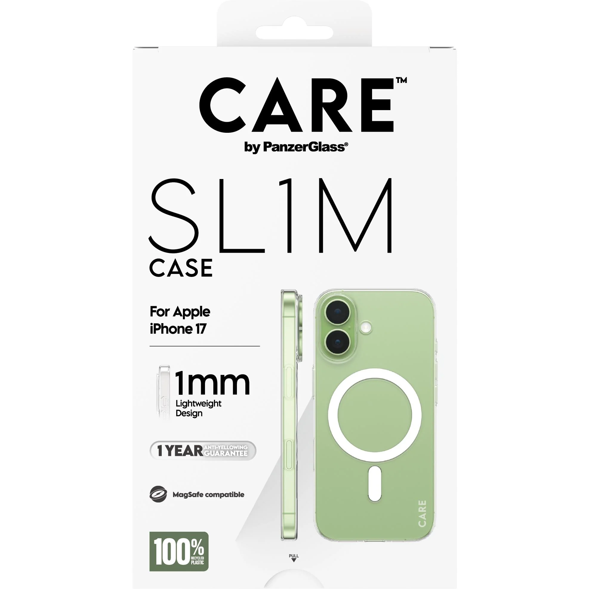 CARE by Panzer Slim Case for Apple iPhone 17 (Clear) - Image 4