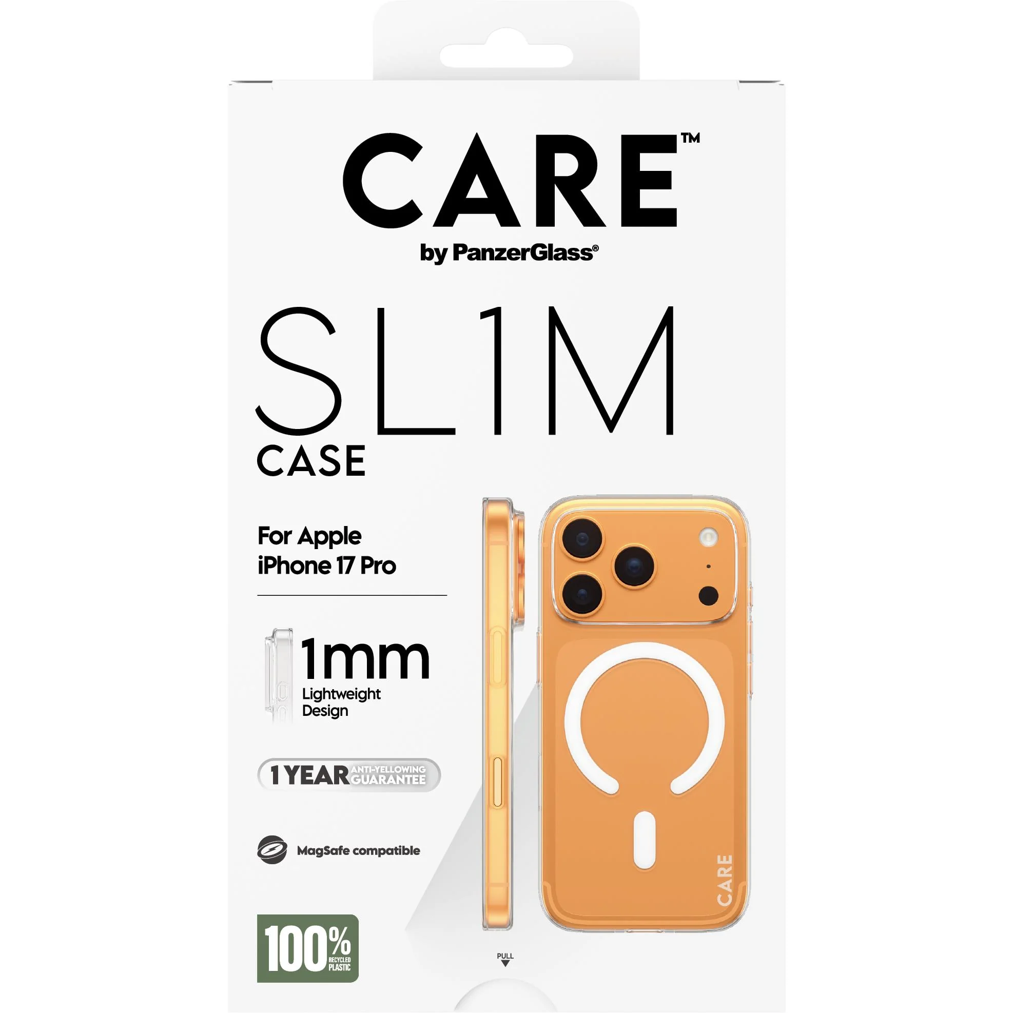 CARE by Panzer Slim Case for Apple iPhone 17 Pro (Clear) - Image 4