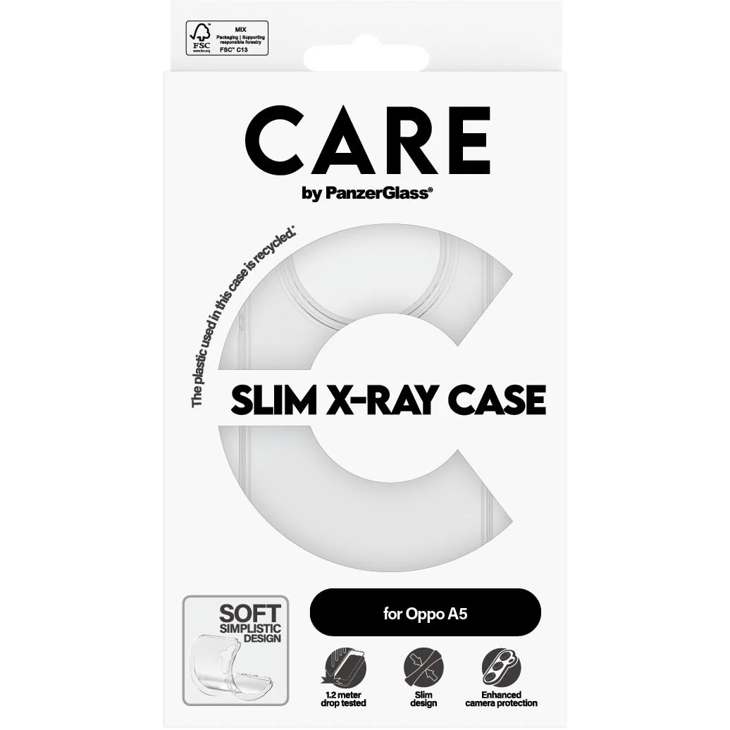 CARE by Panzer X-Ray Transparent Case for OPPO A5 (Clear) - Image 2