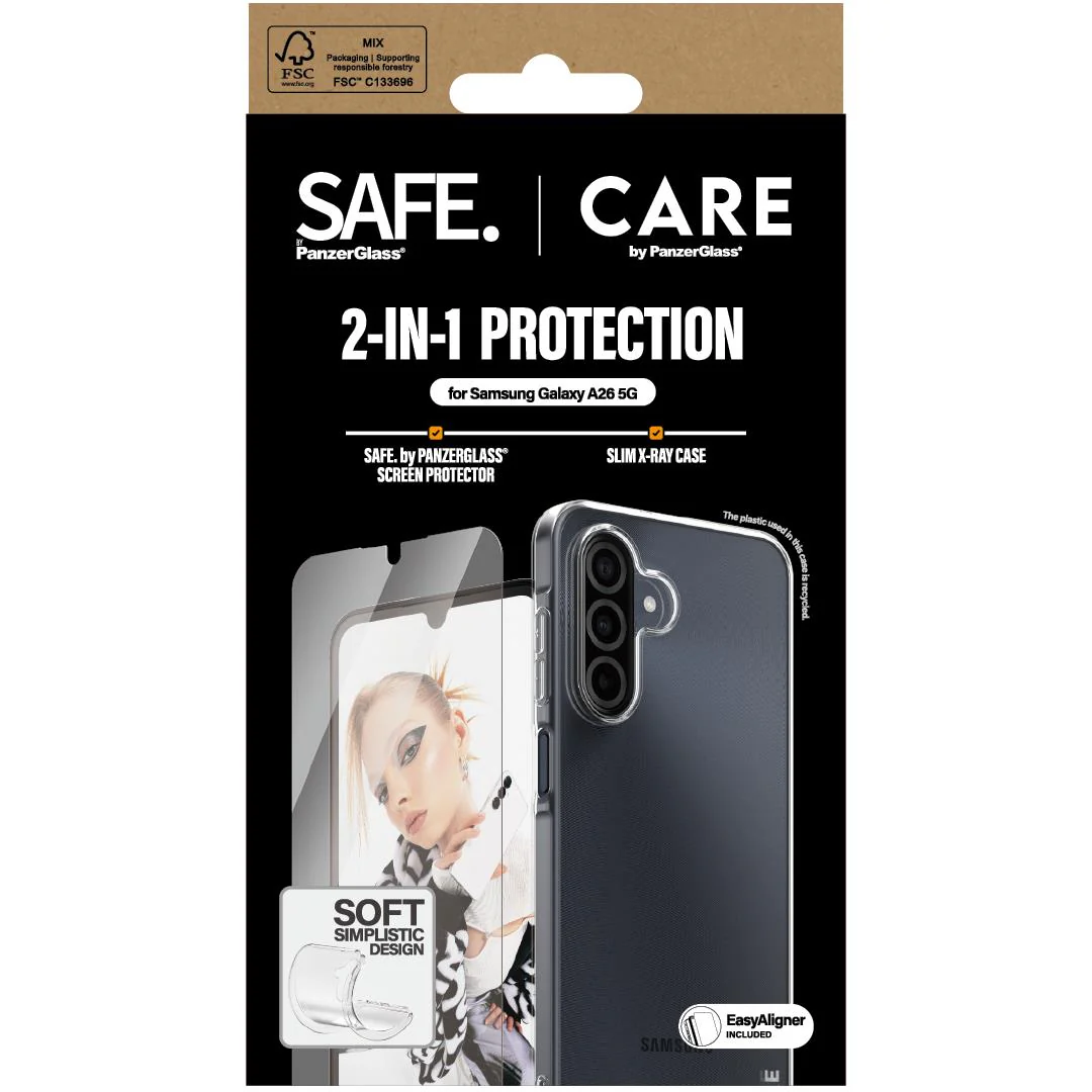CARE by PanzerGlass 2-in-1 Protection Pack for Samsung Galaxy A26 5G - Image 4