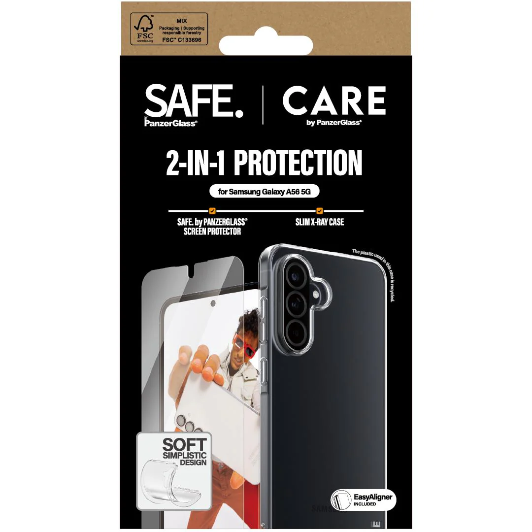 CARE by PanzerGlass 2-in-1 Protection Pack for Samsung Galaxy A56 5G - Image 4