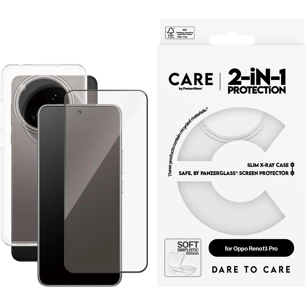 CARE by PanzerGlass Fashion 2-in-1 Bundle for OPPO Reno13 Pro