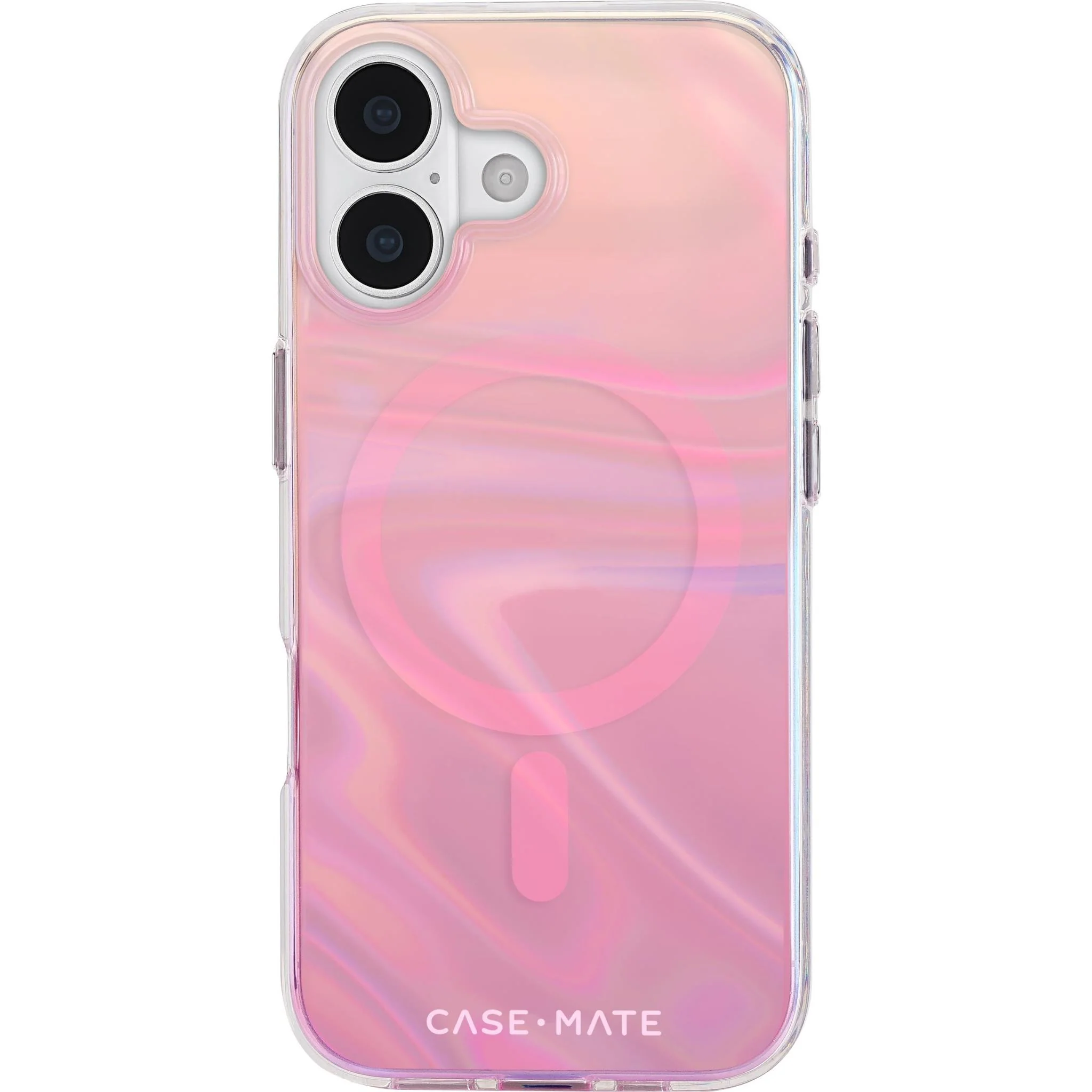 Case-Mate Peach Bubble MagSafe Case for iPhone 17 (Iridescent)