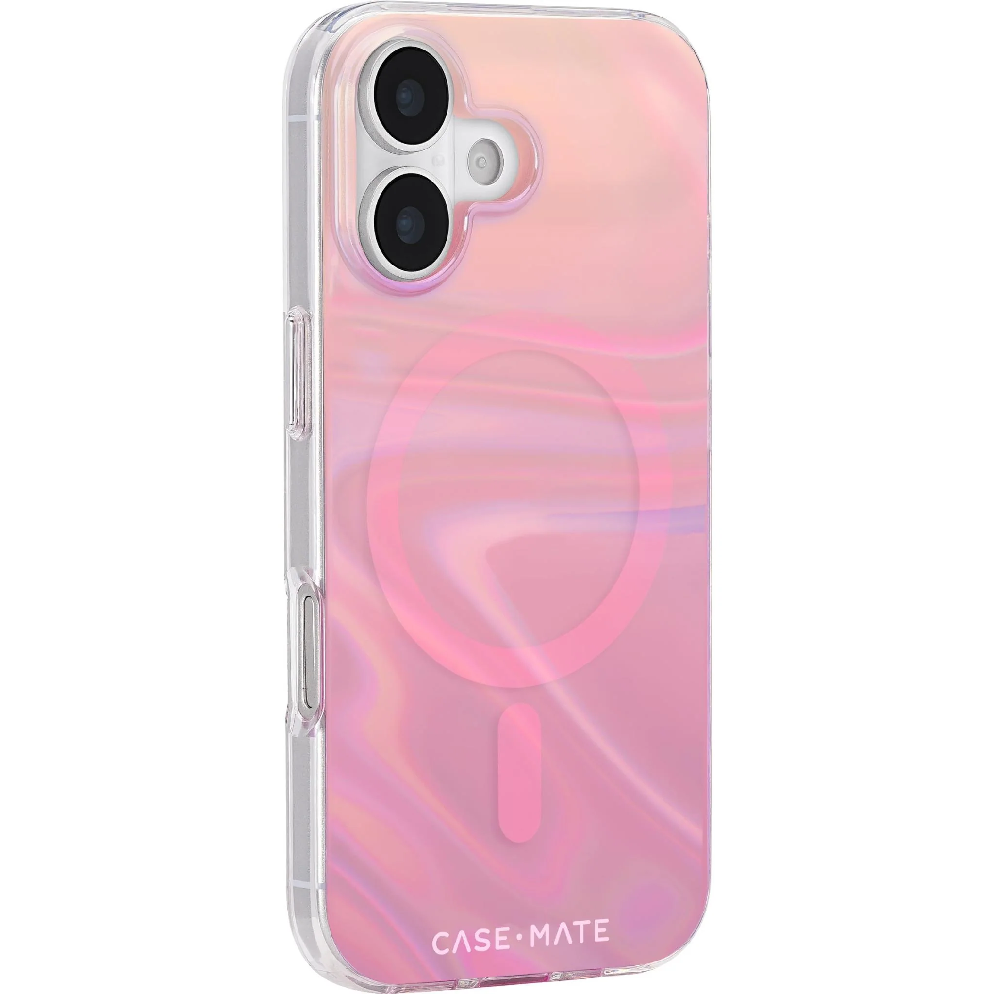 Case-Mate Peach Bubble MagSafe Case for iPhone 17 (Iridescent) - Image 2