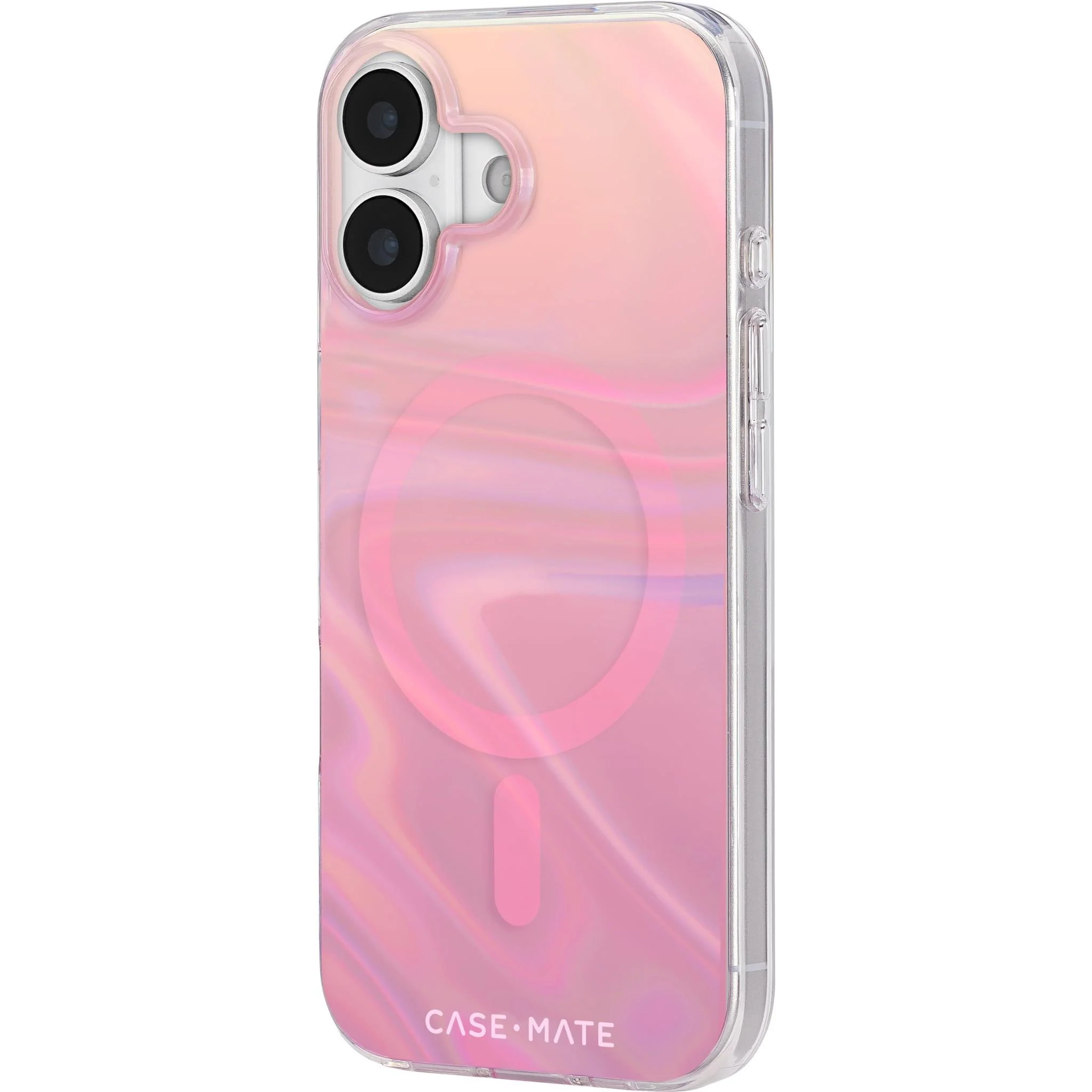 Case-Mate Peach Bubble MagSafe Case for iPhone 17 (Iridescent) - Image 3