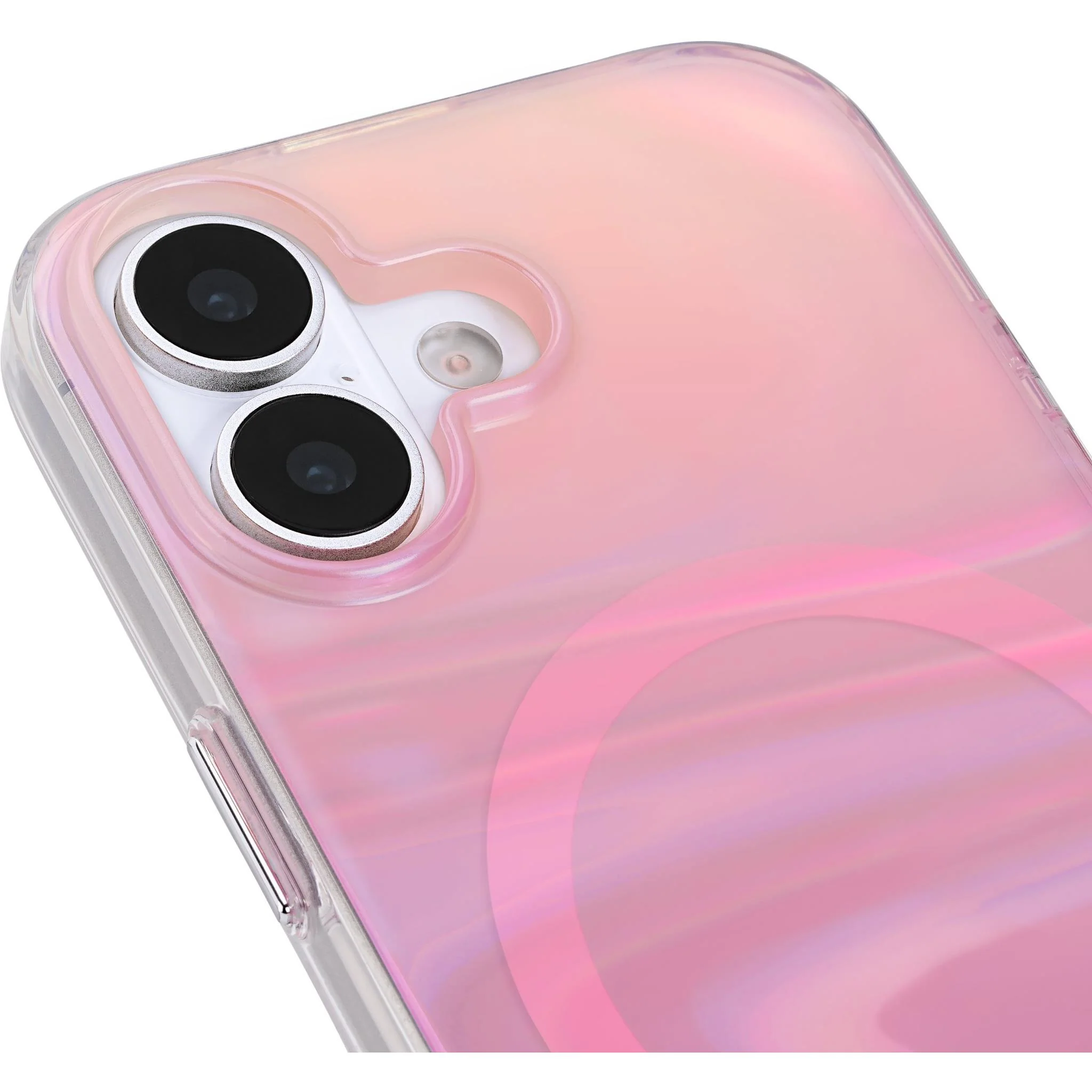 Case-Mate Peach Bubble MagSafe Case for iPhone 17 (Iridescent) - Image 4