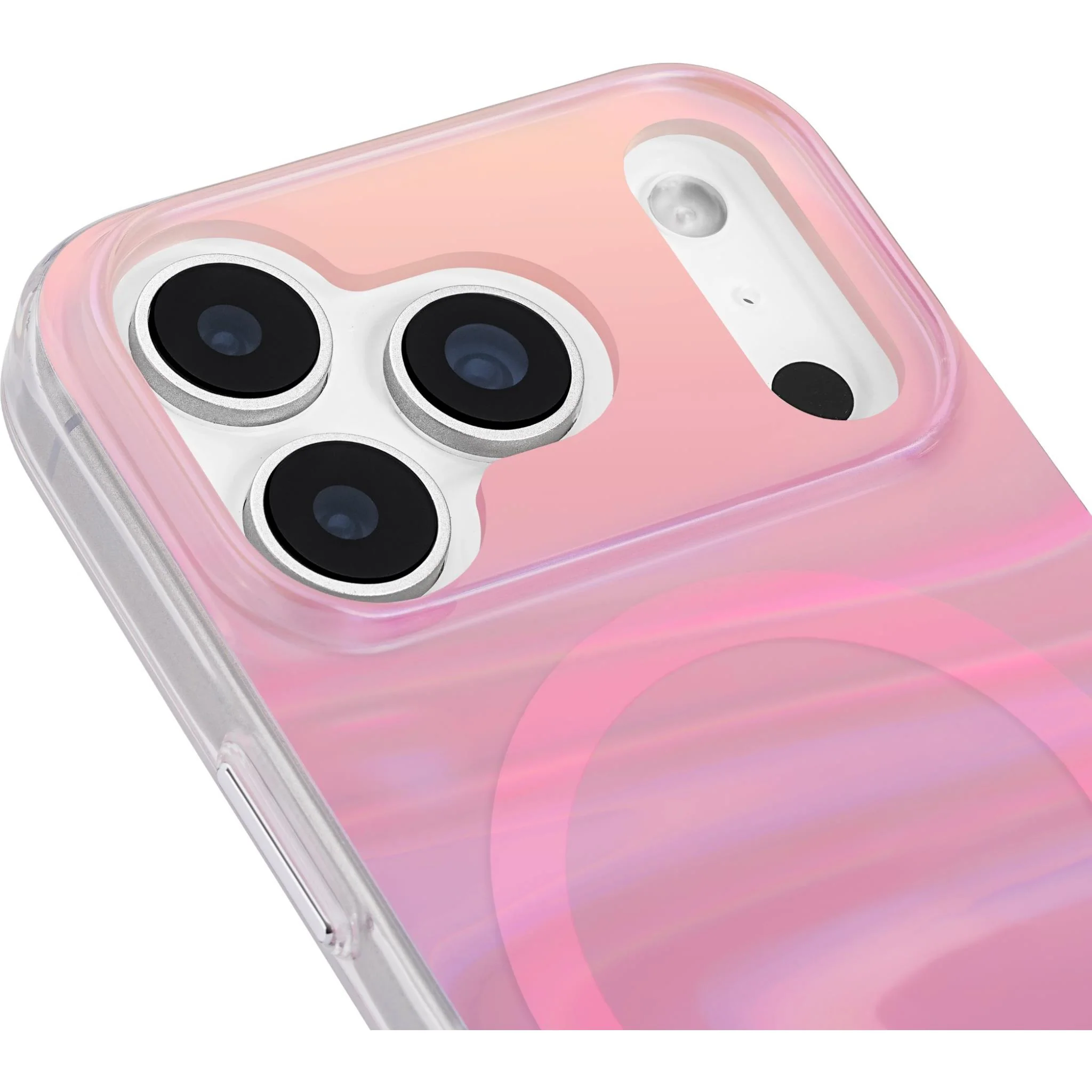 Case-Mate Peach Bubble MagSafe Case for iPhone 17 Pro (Iridescent) - Image 4