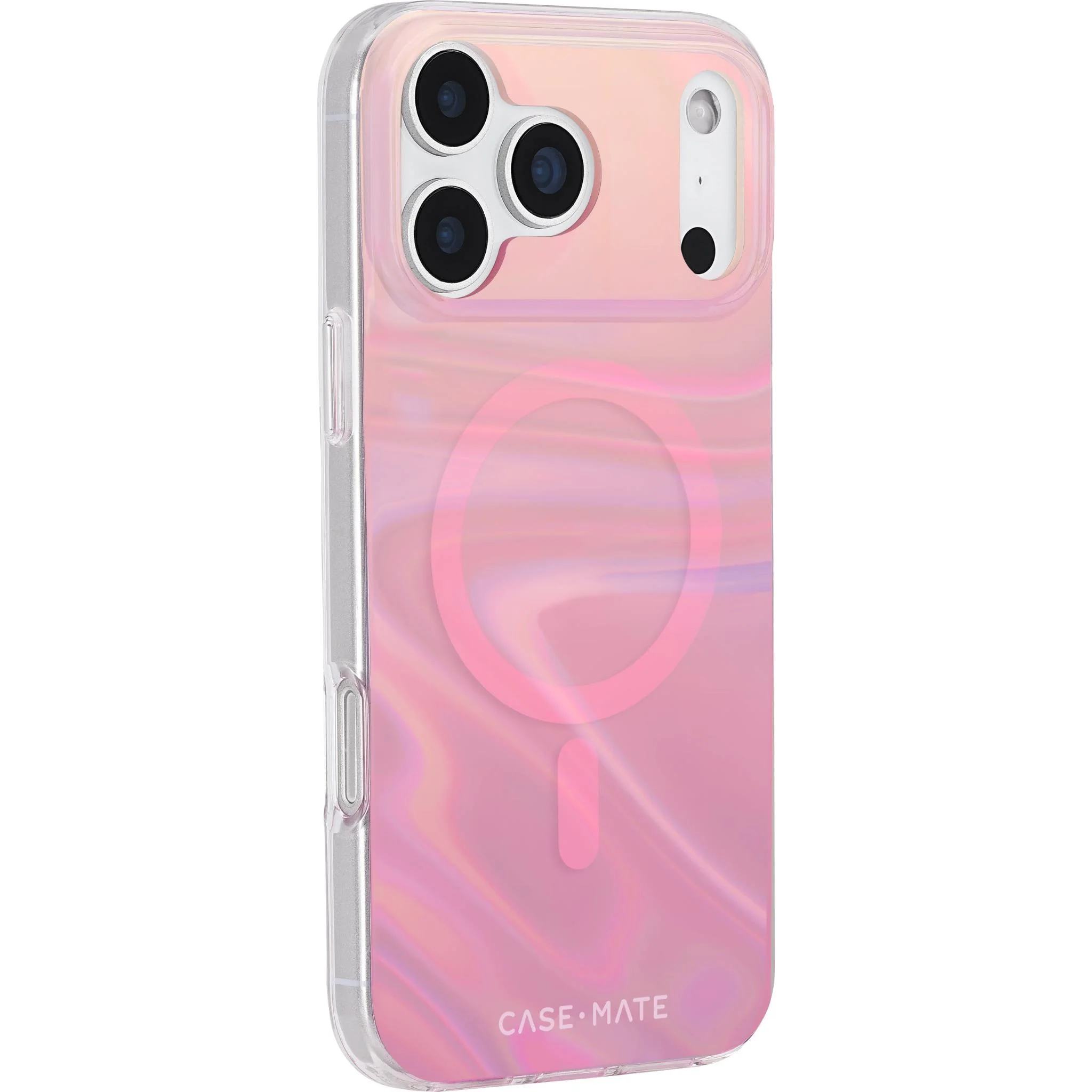 Case-Mate Peach Bubble MagSafe Case for iPhone 17 Pro Max (Iridescent) - Image 2