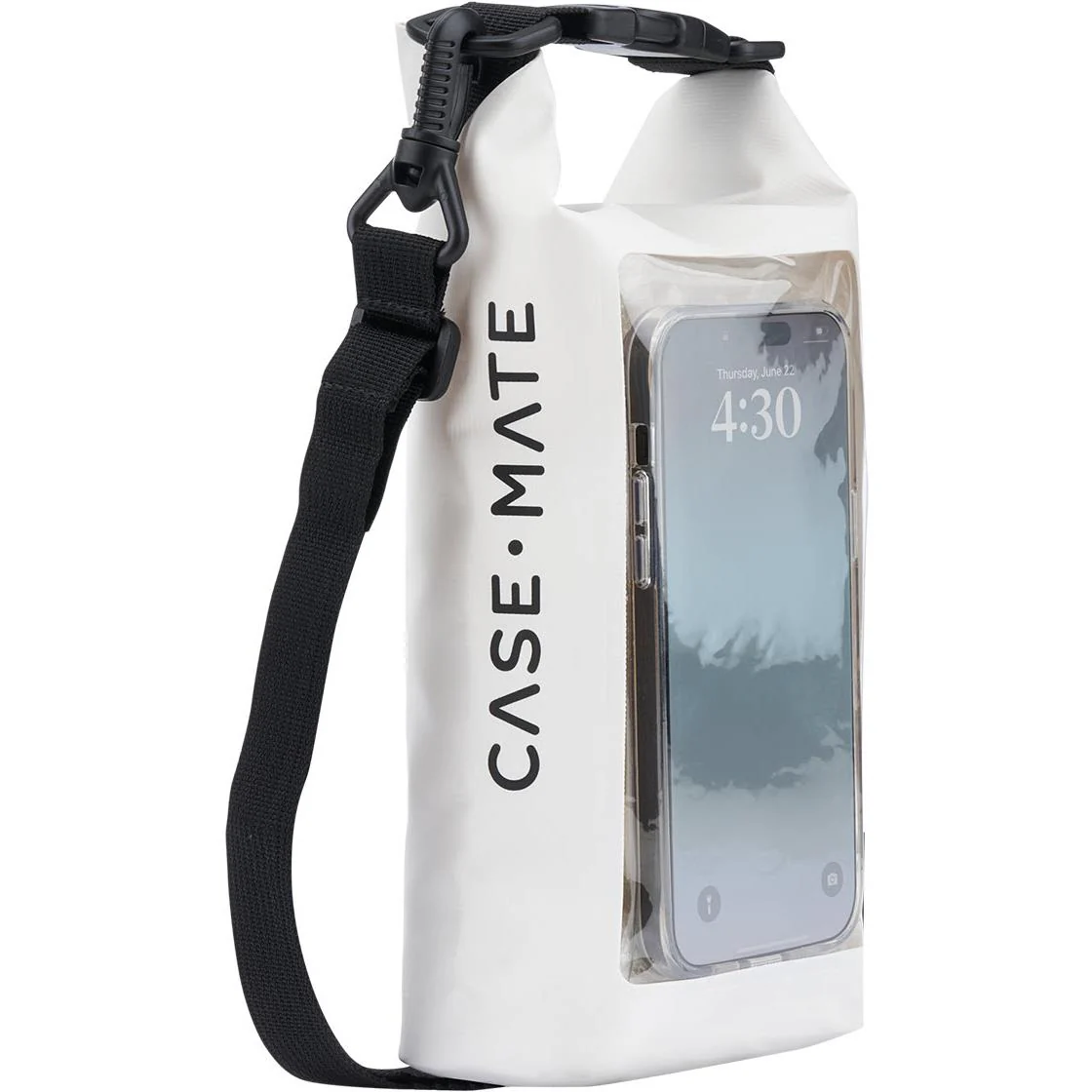 Case-Mate Waterproof 2L Phone Dry Bag (Grey/Black) - Image 2