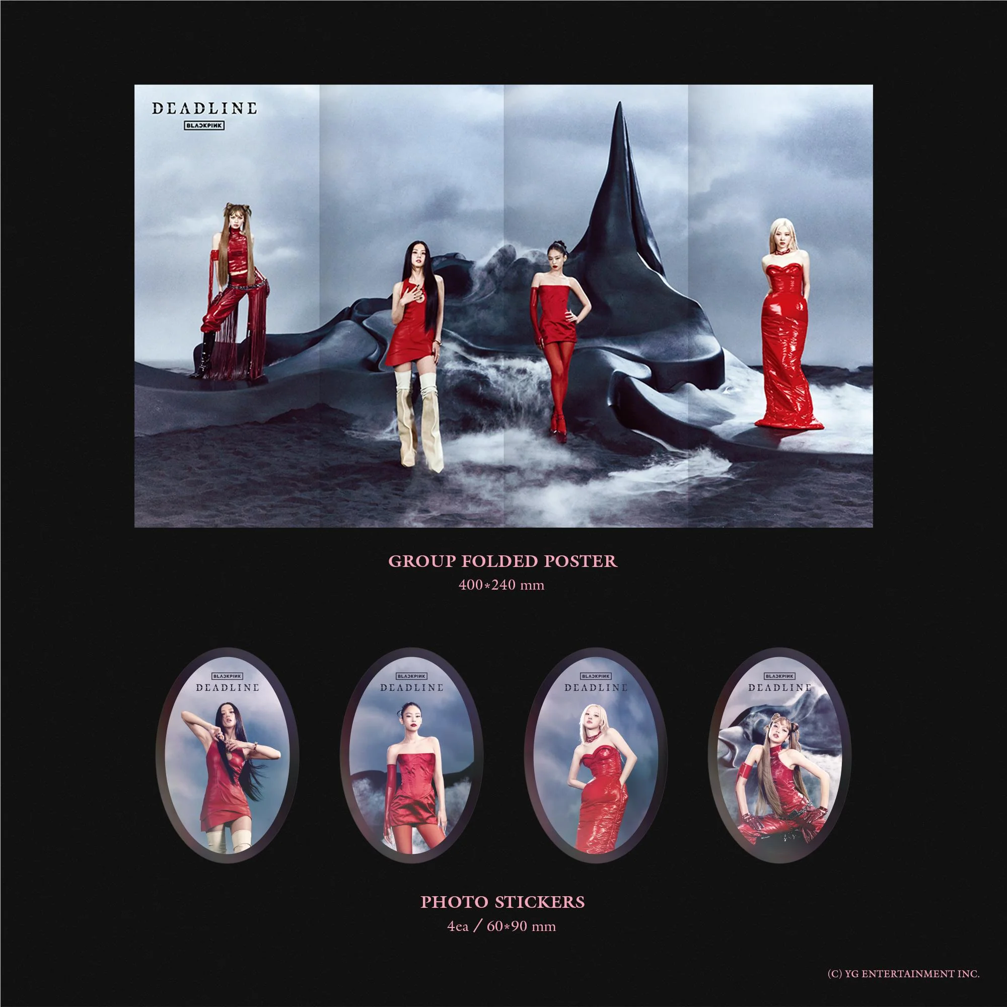 BLACKPINK 3rd MINI ALBUM [DEADLINE] BLACK Ver. - Image 3