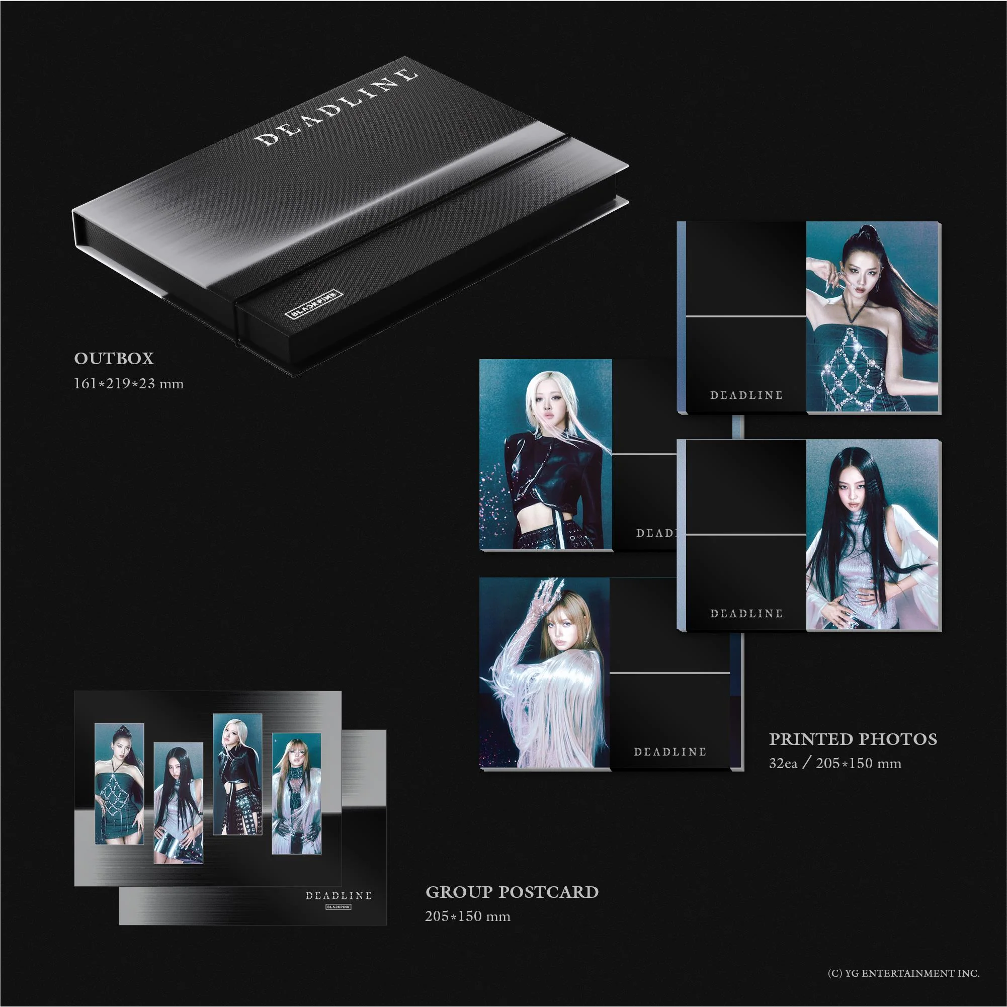 BLACKPINK 3rd MINI ALBUM [DEADLINE] GRAY Ver. - Image 2