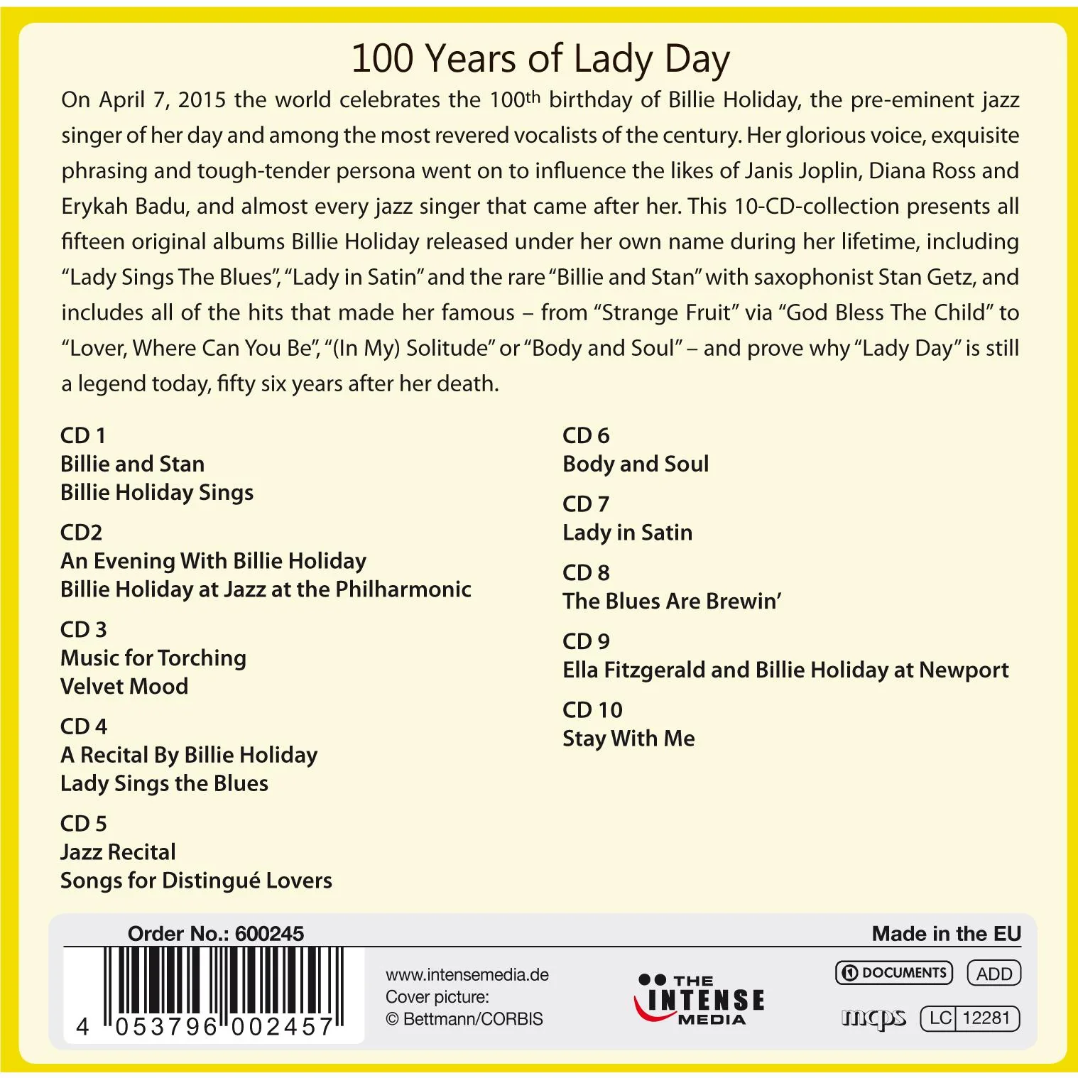 100 Years of Lady Day - Image 2